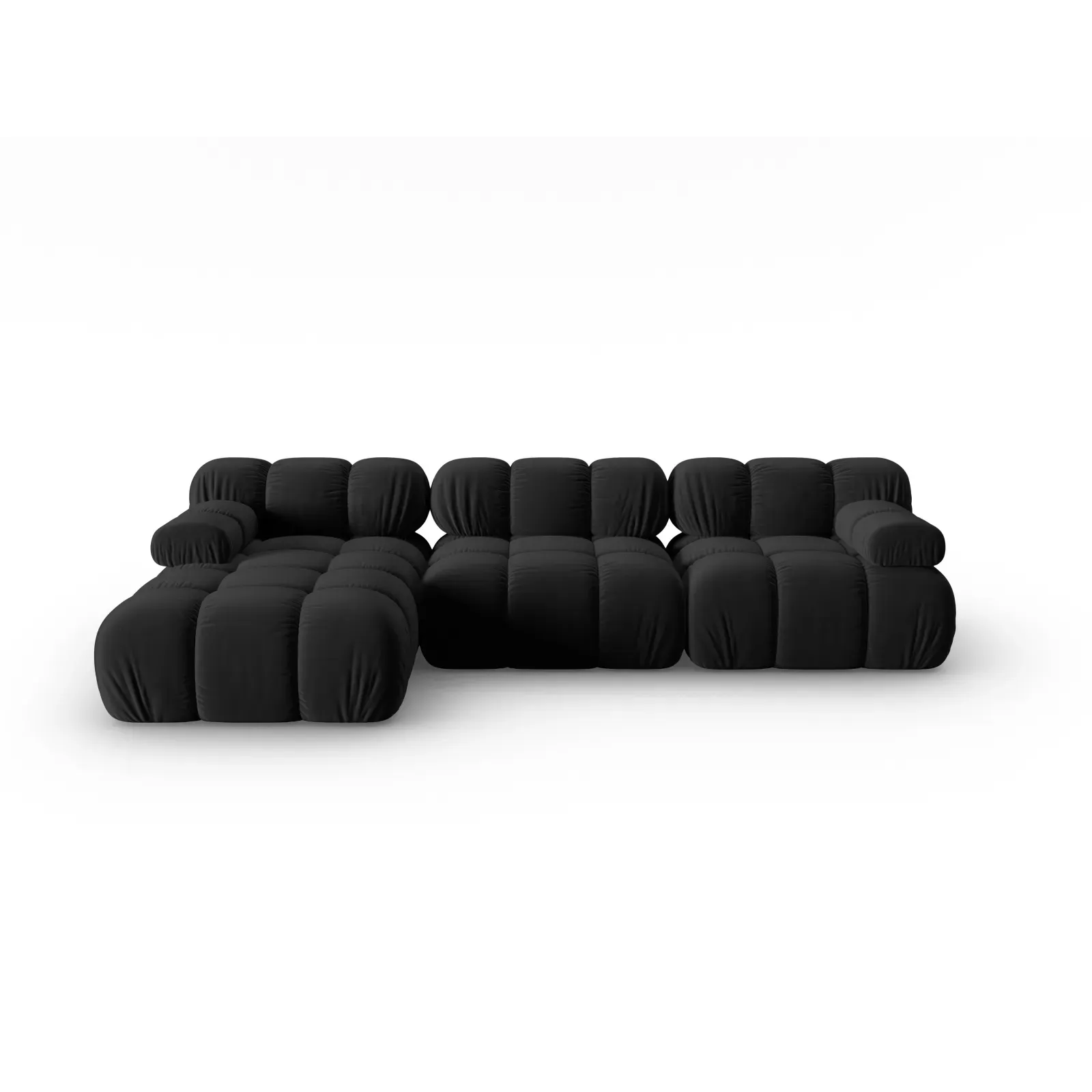 Bellis Modulares 4-Sitzer Sofa Chaise Longue Links mit Samtbezug oder 3D-Stoff, 282 cm - Image 59