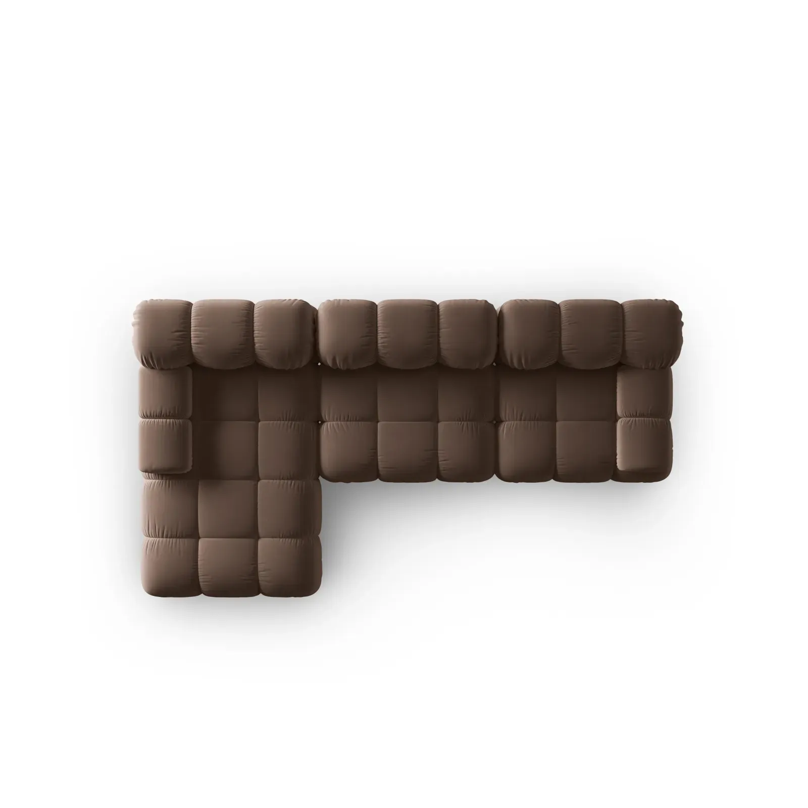 Bellis Modulares 4-Sitzer Sofa Chaise Longue Links mit Samtbezug oder 3D-Stoff, 282 cm - Image 73