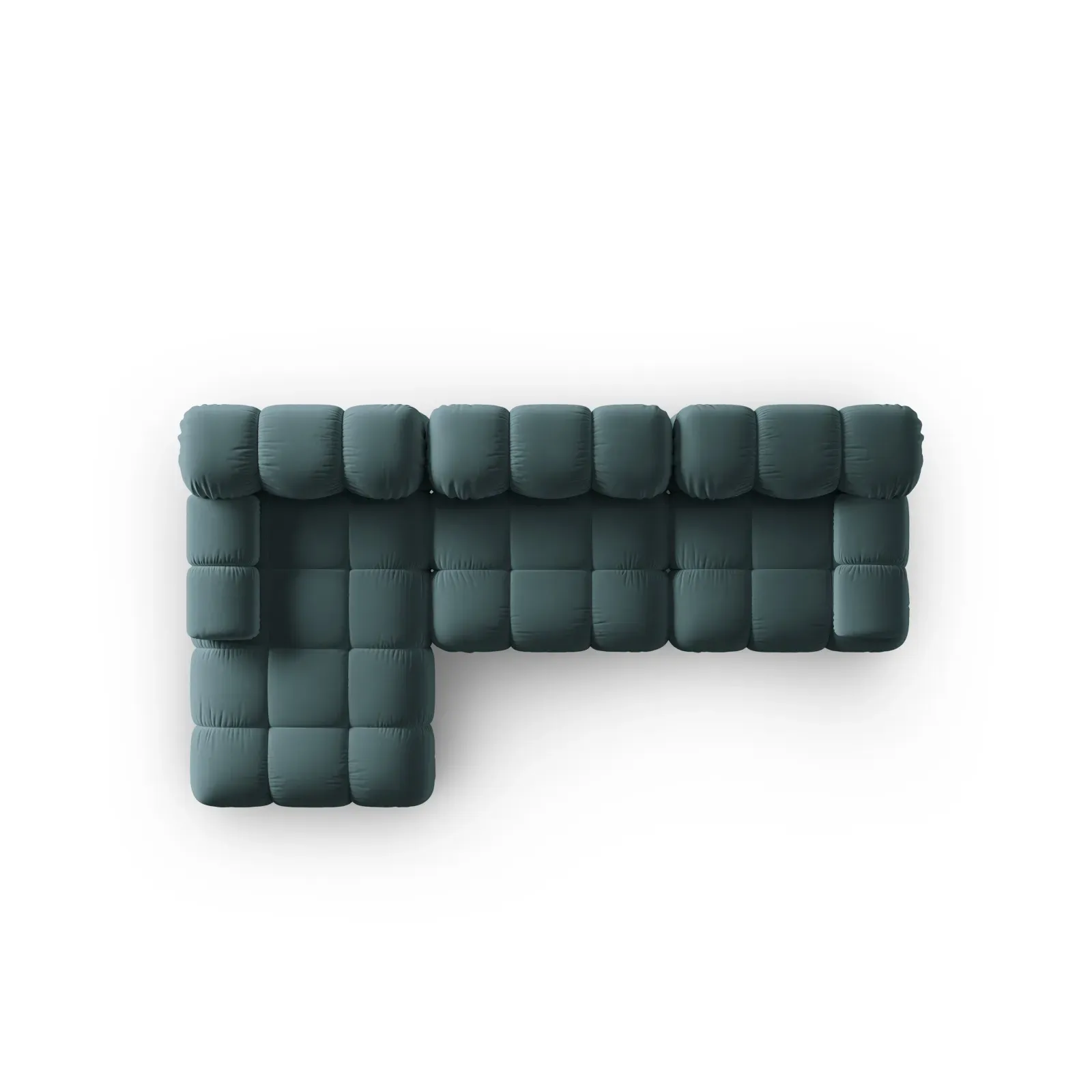 Bellis Modulares 4-Sitzer Sofa Chaise Longue Links mit Samtbezug oder 3D-Stoff, 282 cm - Image 81