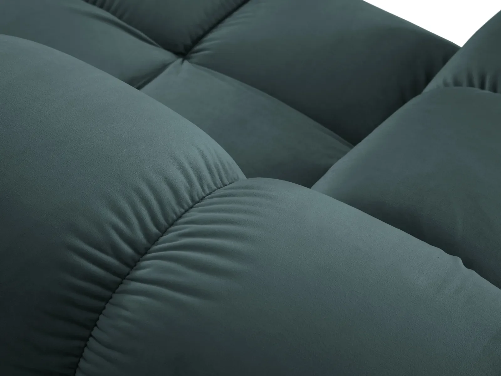 Bellis Modulares 4-Sitzer Sofa Chaise Longue Links mit Samtbezug oder 3D-Stoff, 282 cm - Image 83