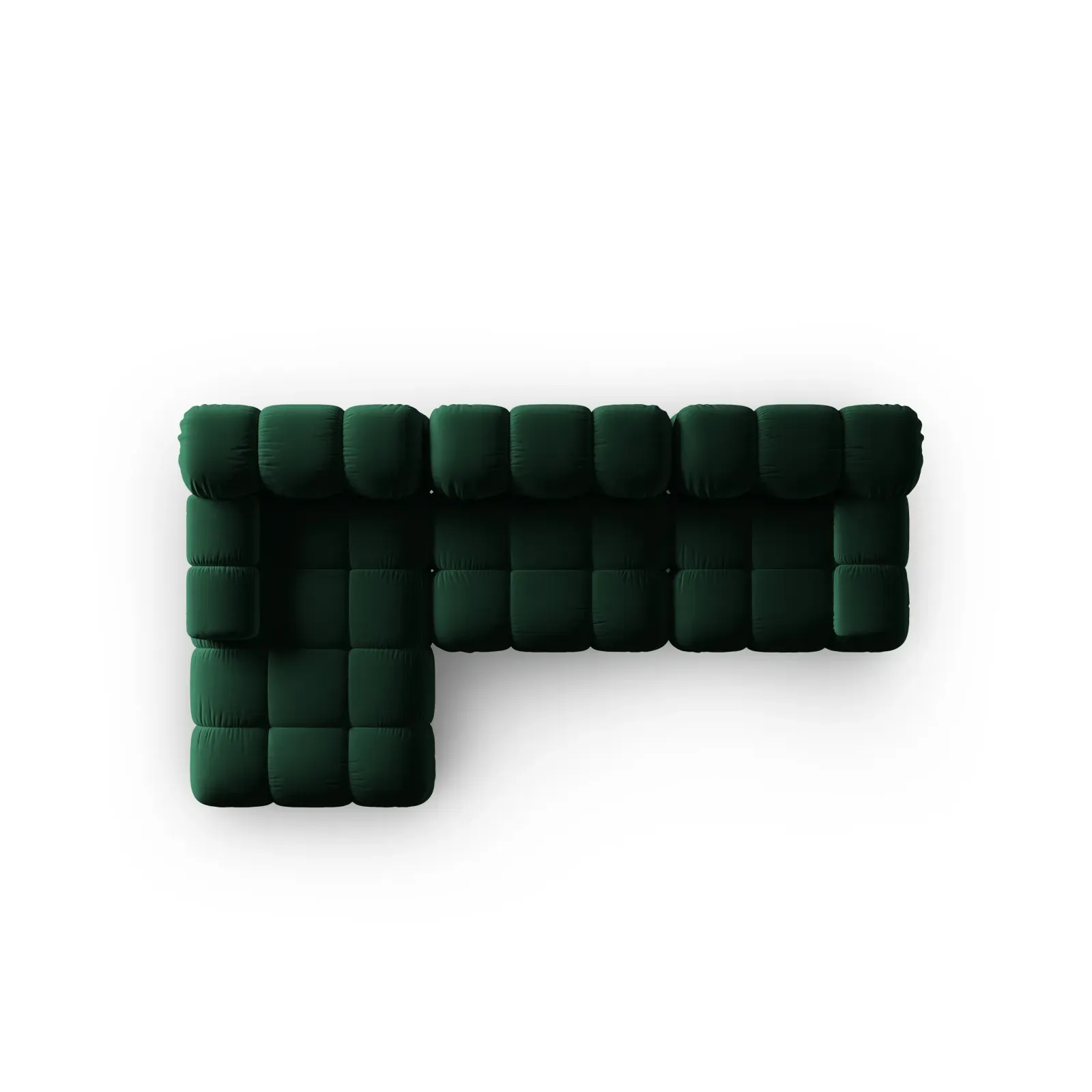 Bellis Modulares 4-Sitzer Sofa Chaise Longue Links mit Samtbezug oder 3D-Stoff, 282 cm - Image 90