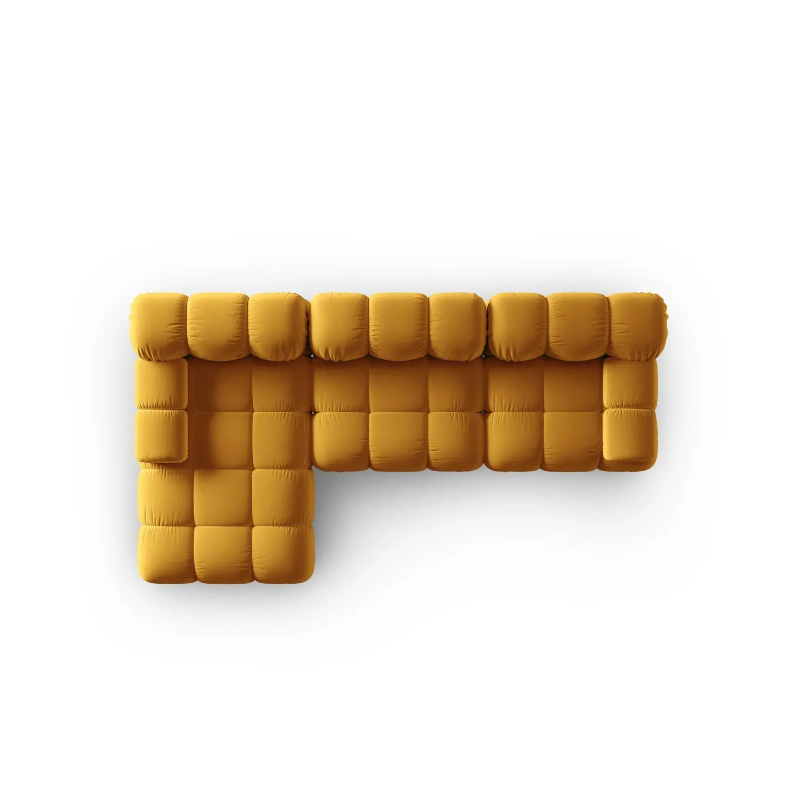 Bellis Modulares 4-Sitzer Sofa Chaise Longue Links mit Samtbezug oder 3D-Stoff, 282 cm - Image 99