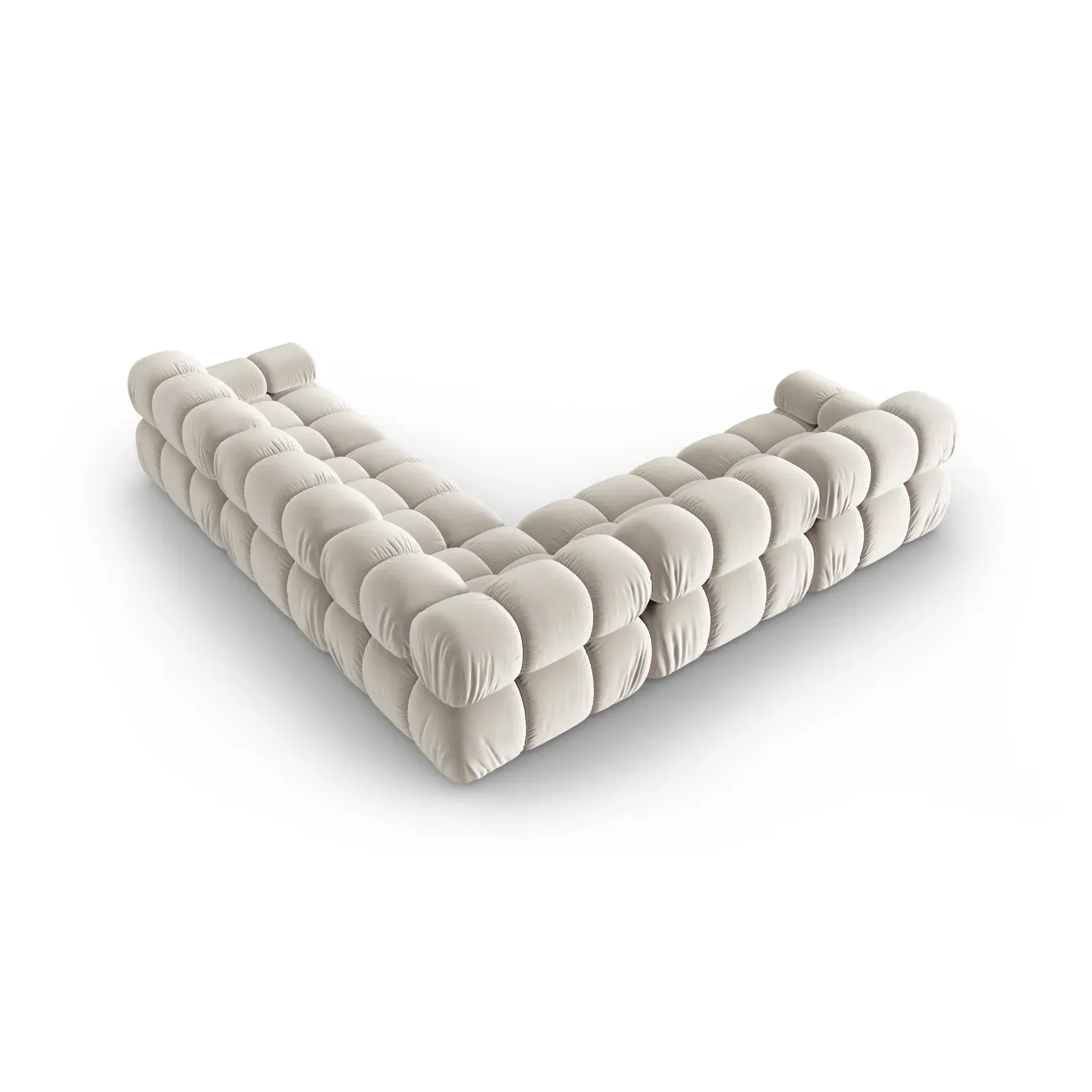 Bellis Modulares 5-Sitzer Ecksofa mit Samtbezug oder 3D-Stoff 282 cm - Image 117