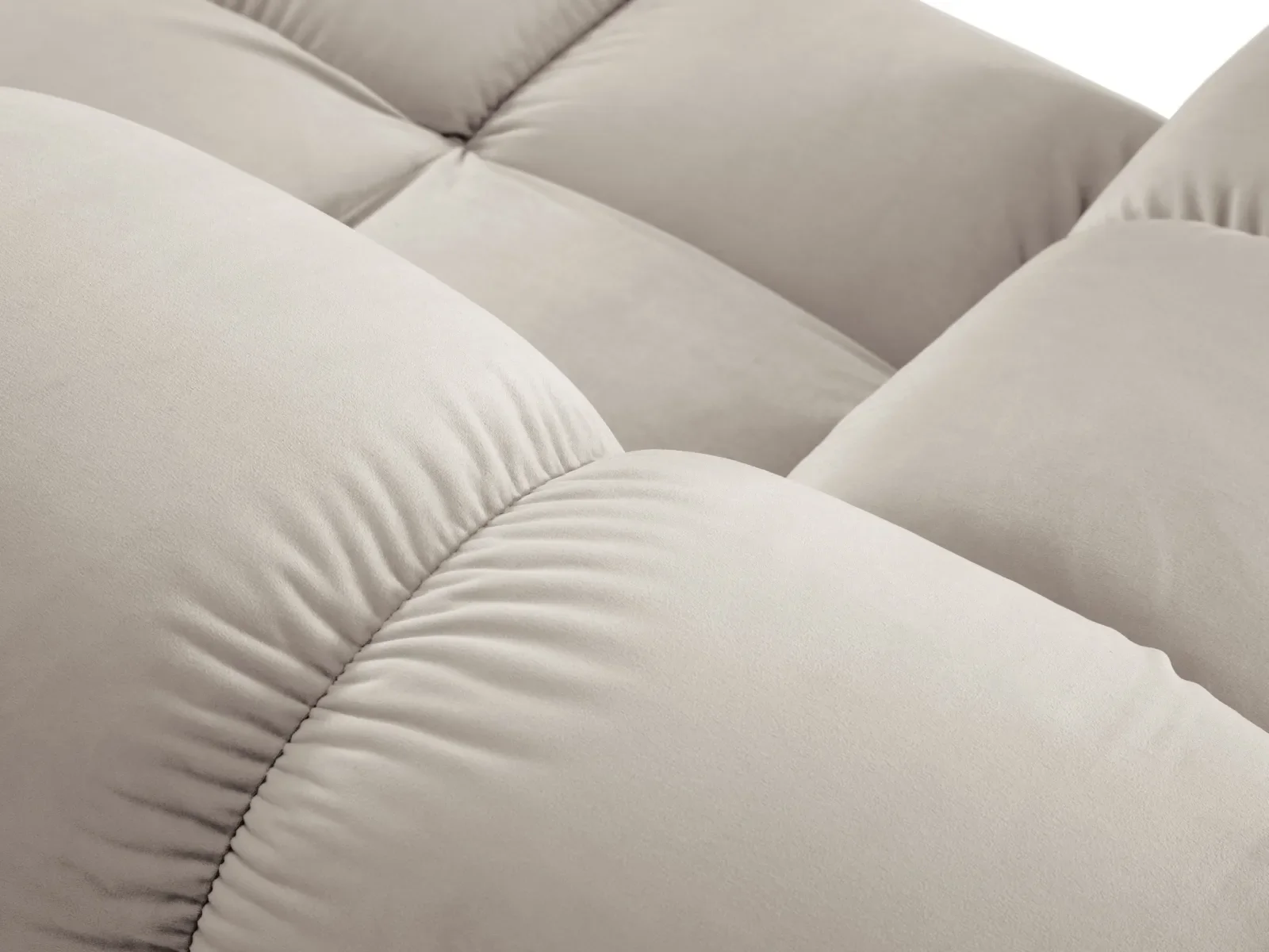 Bellis Modulares 5-Sitzer Ecksofa mit Samtbezug oder 3D-Stoff 282 cm - Image 120