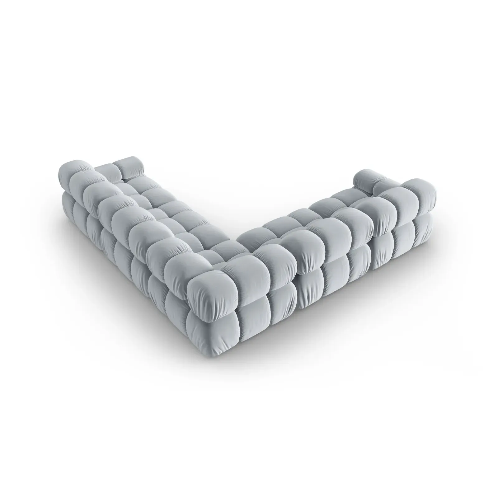 Bellis Modulares 5-Sitzer Ecksofa mit Samtbezug oder 3D-Stoff 282 cm - Image 125
