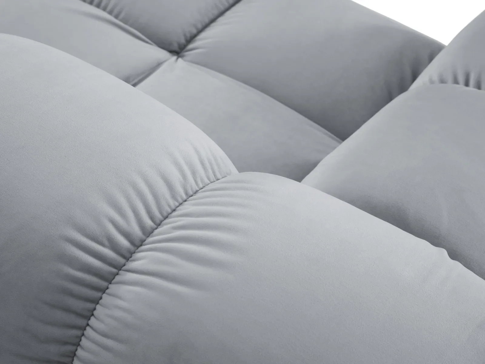 Bellis Modulares 5-Sitzer Ecksofa mit Samtbezug oder 3D-Stoff 282 cm - Image 128