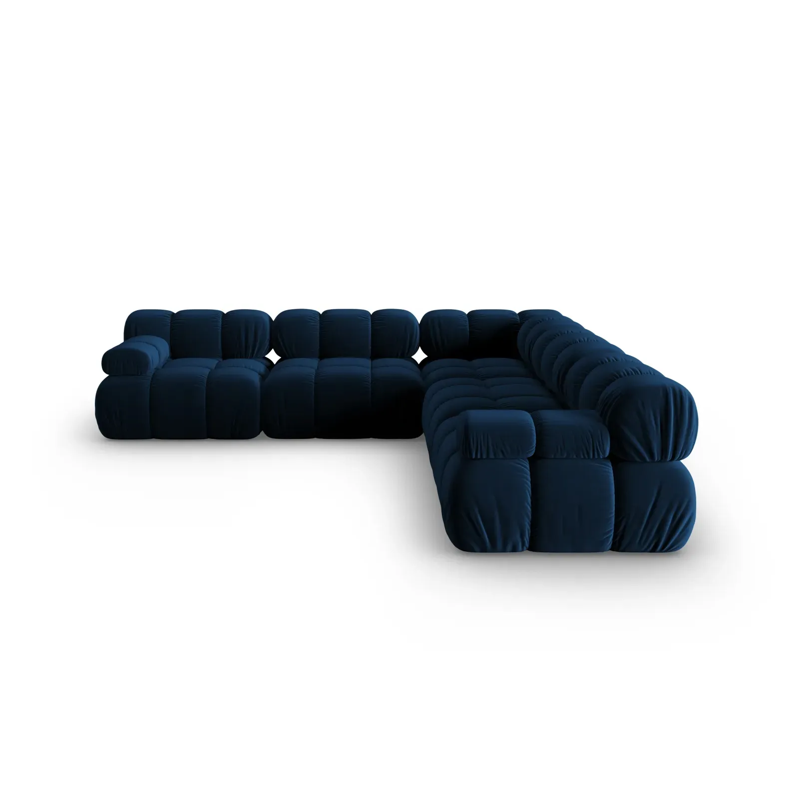 Bellis Modulares 5-Sitzer Ecksofa mit Samtbezug oder 3D-Stoff 282 cm - Image 130