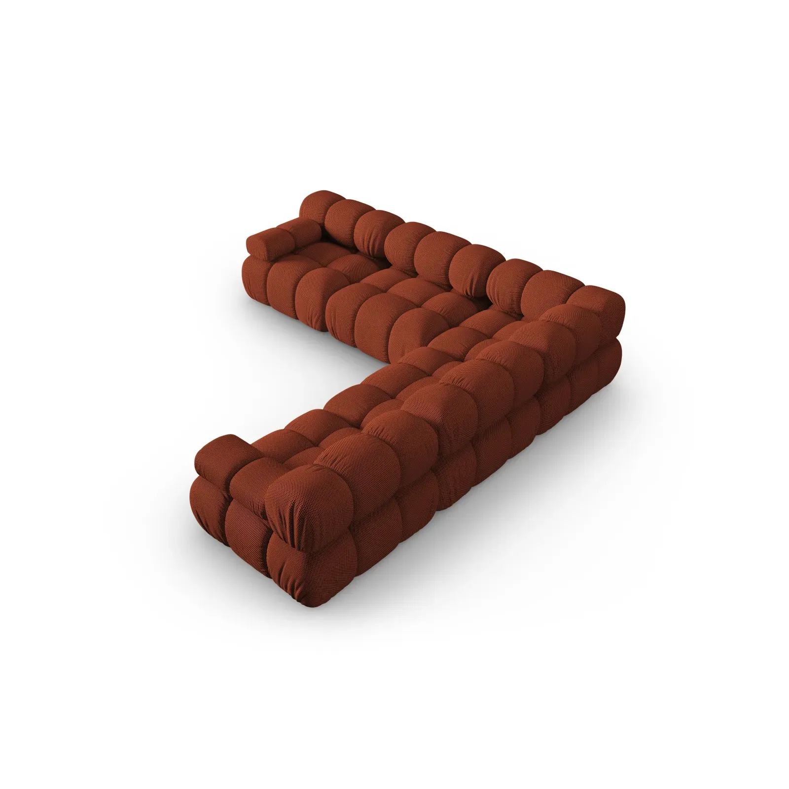 Bellis Modulares 5-Sitzer Ecksofa mit Samtbezug oder 3D-Stoff 282 cm - Image 17