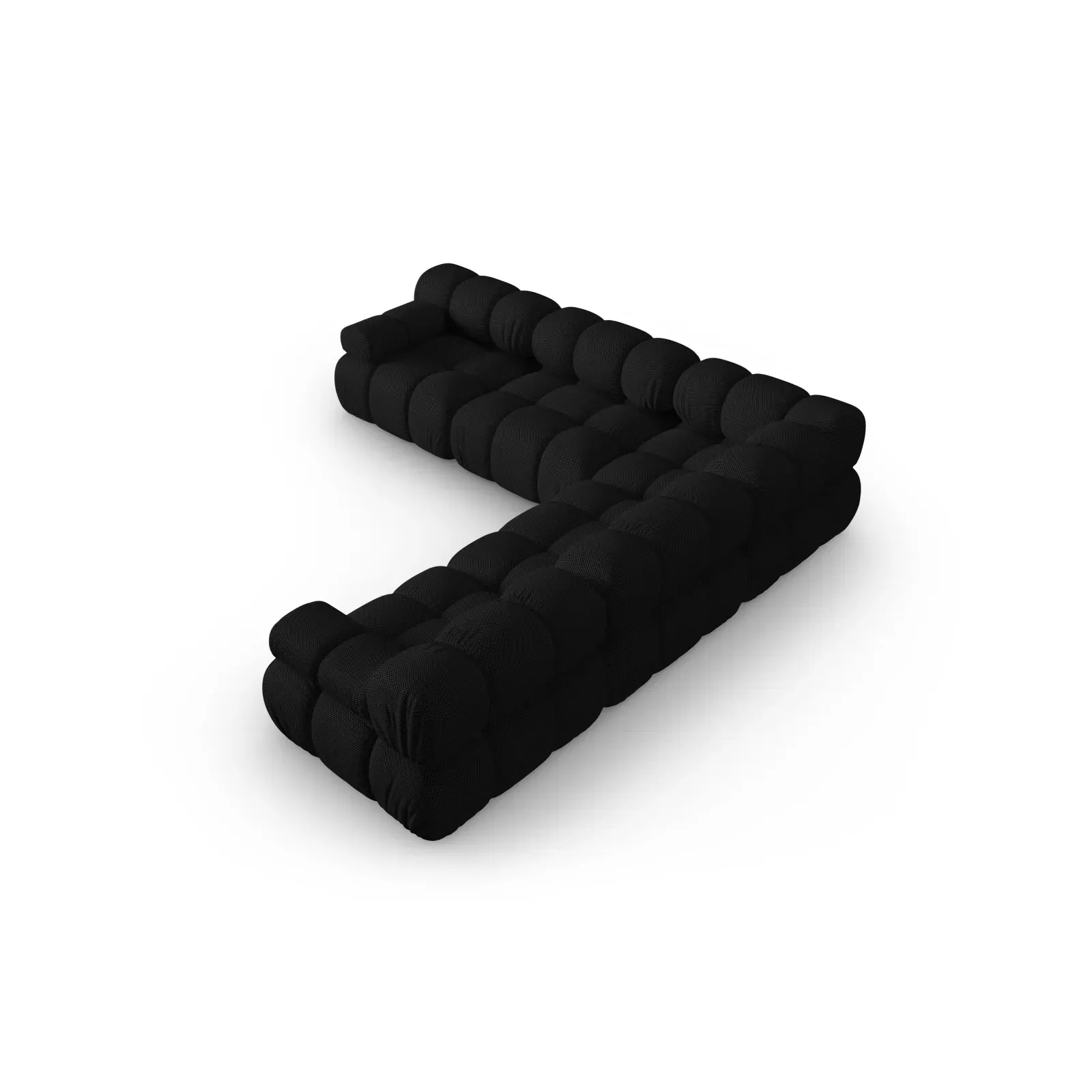 Bellis Modulares 5-Sitzer Ecksofa mit Samtbezug oder 3D-Stoff 282 cm - Image 45