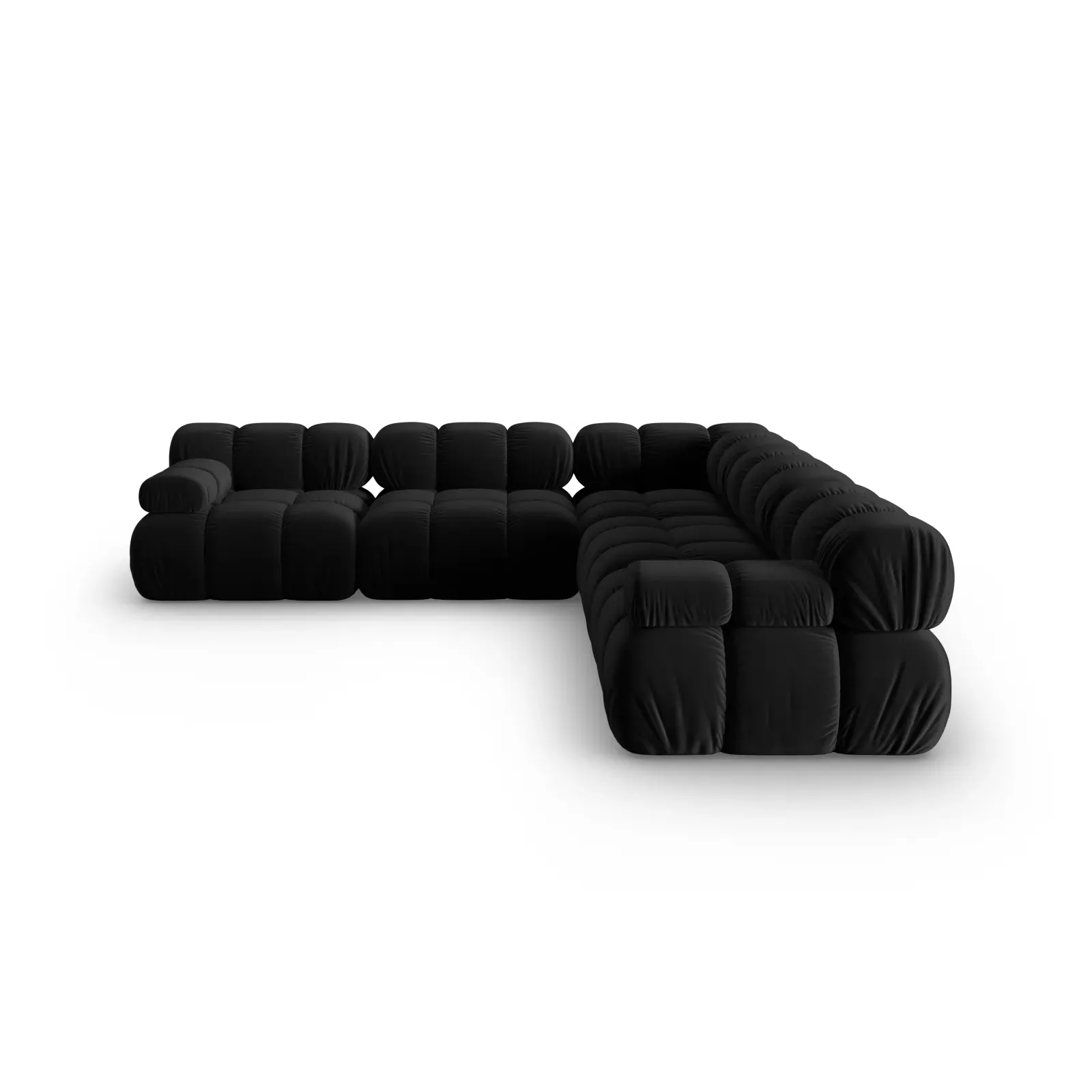 Bellis Modulares 5-Sitzer Ecksofa mit Samtbezug oder 3D-Stoff 282 cm - Image 58