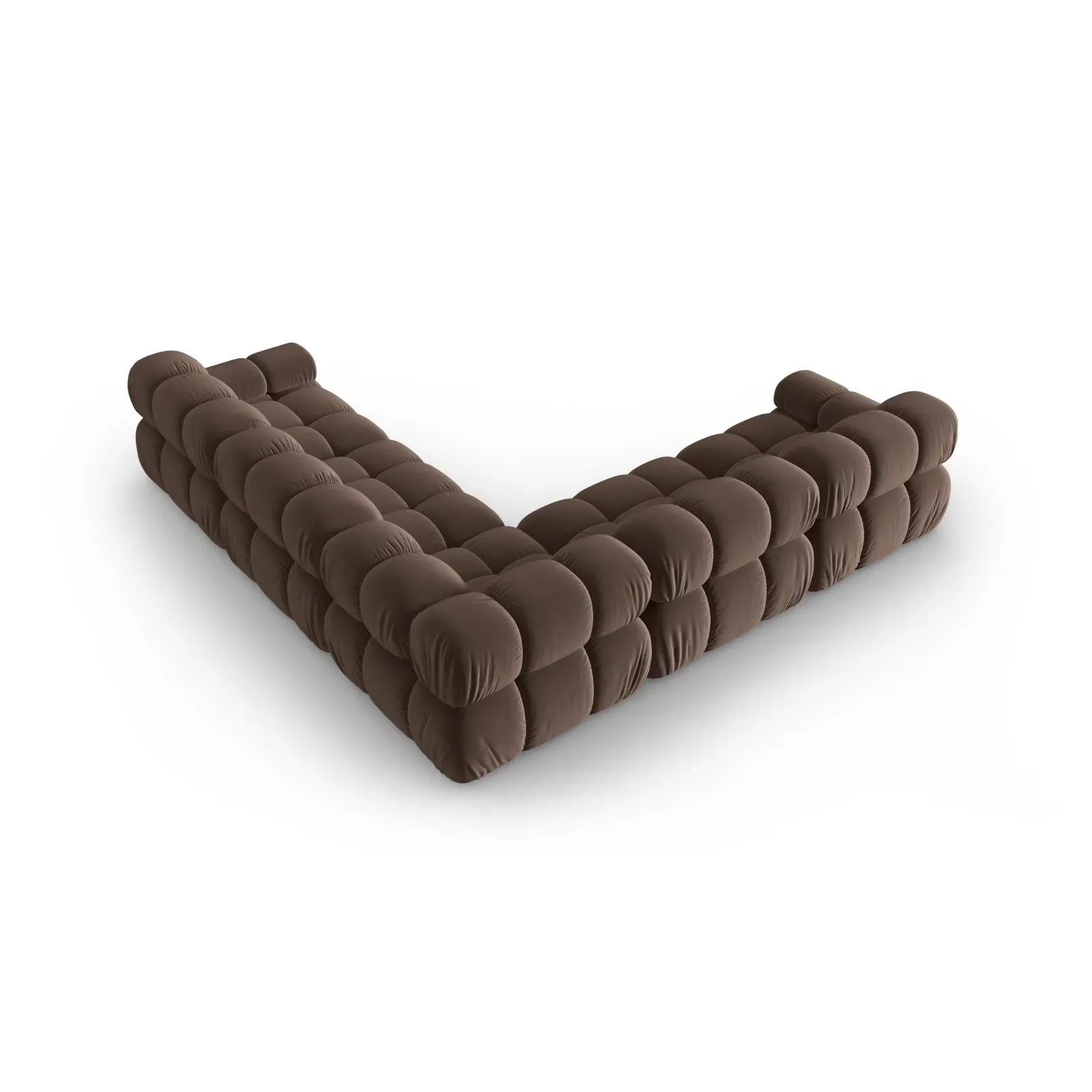Bellis Modulares 5-Sitzer Ecksofa mit Samtbezug oder 3D-Stoff 282 cm - Image 69