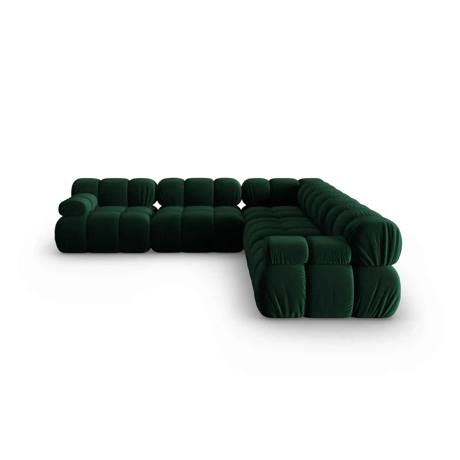 Bellis Modulares 5-Sitzer Ecksofa mit Samtbezug oder 3D-Stoff 282 cm - Image 82