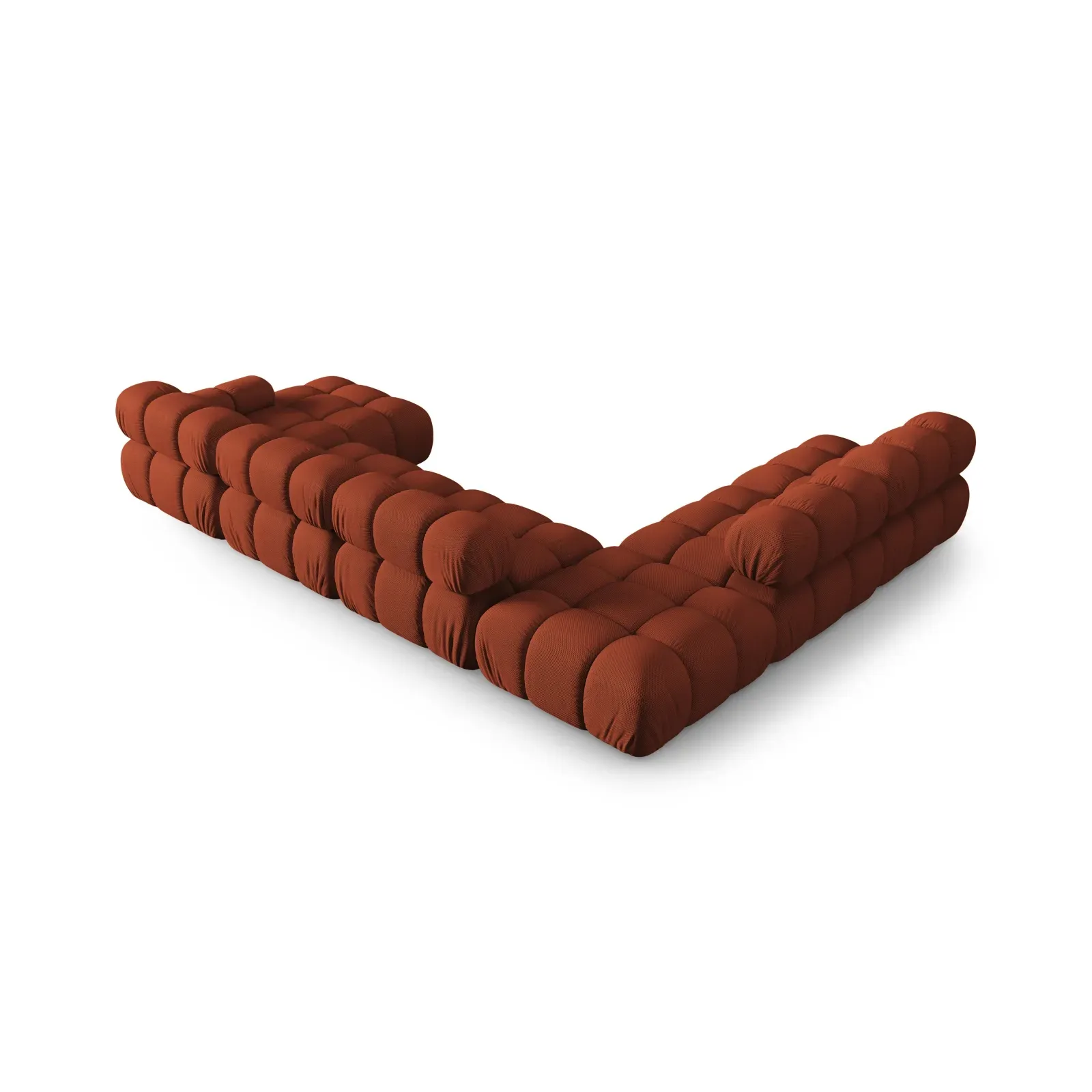 Bellis Modulares Sofa 6 Module Chaise Longue Links mit Samtbezug oder 3D-Stoff, 376x282 cm - Image 18