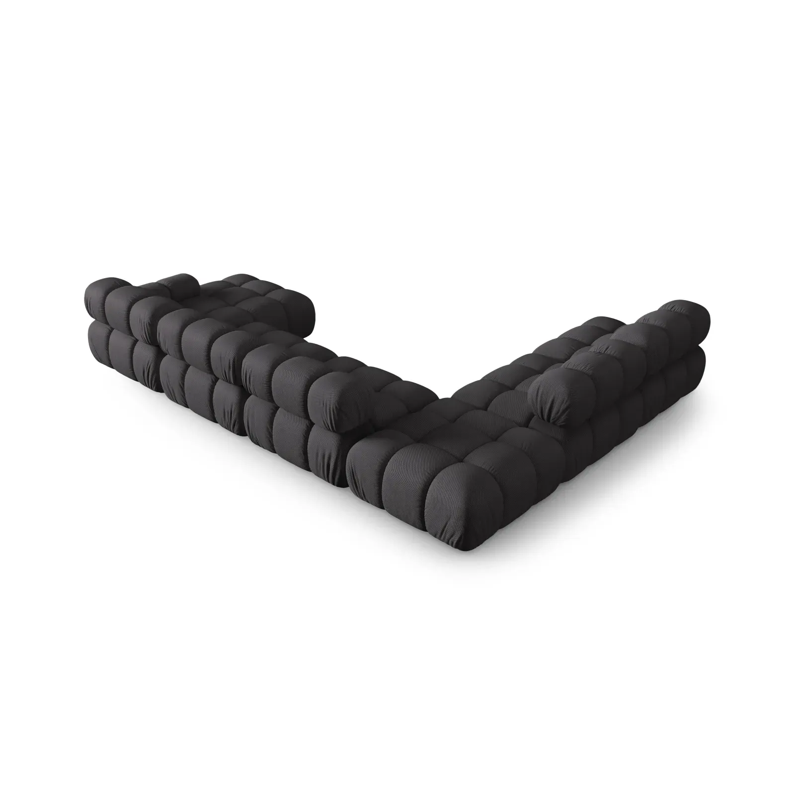 Bellis Modulares Sofa 6 Module Chaise Longue Links mit Samtbezug oder 3D-Stoff, 376x282 cm - Image 39