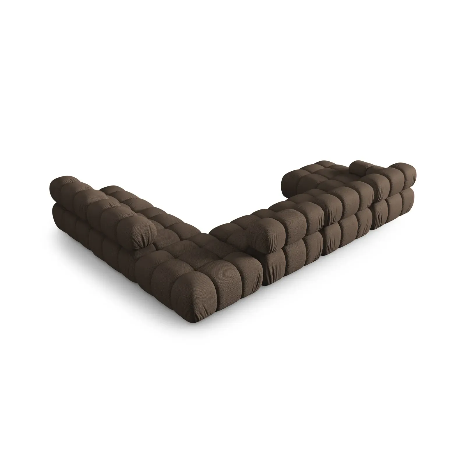 Bellis Modulares Sofa 6 Module Chaise Longue Rechts mit Samtbezug oder 3D-Stoff, 376x282 cm - Image 11