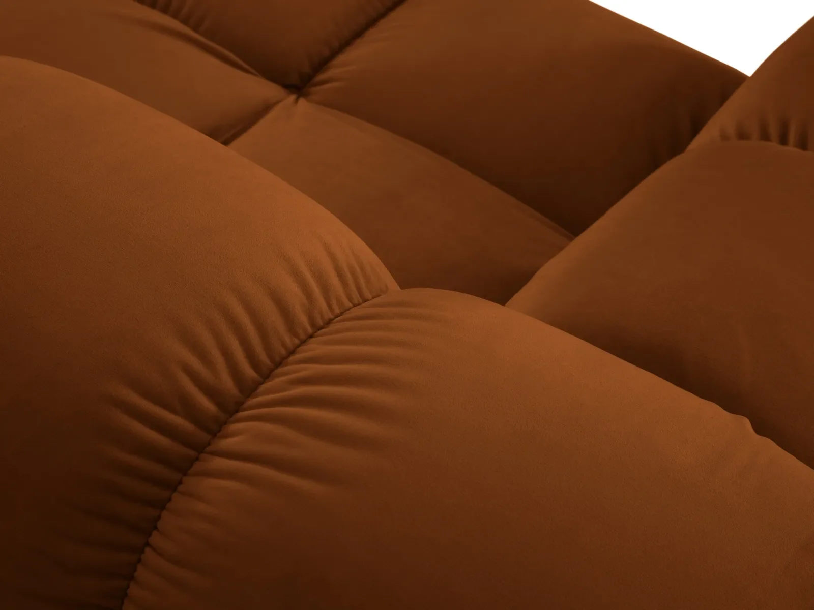 Bellis Modulares Sofa 6 Module Chaise Longue Rechts mit Samtbezug oder 3D-Stoff, 376x282 cm - Image 111
