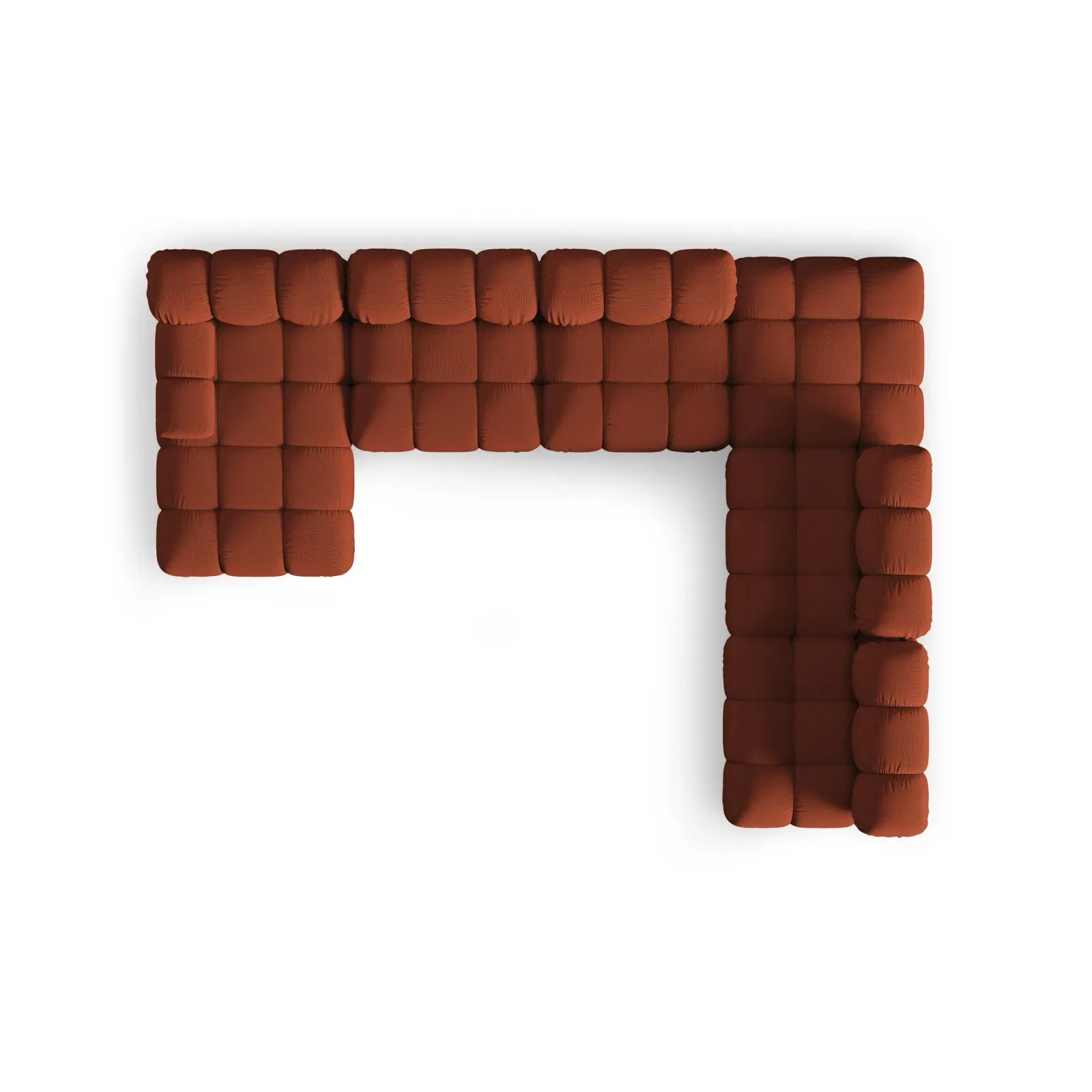 Bellis Modulares Sofa 6 Module Chaise Longue Rechts mit Samtbezug oder 3D-Stoff, 376x282 cm - Image 19