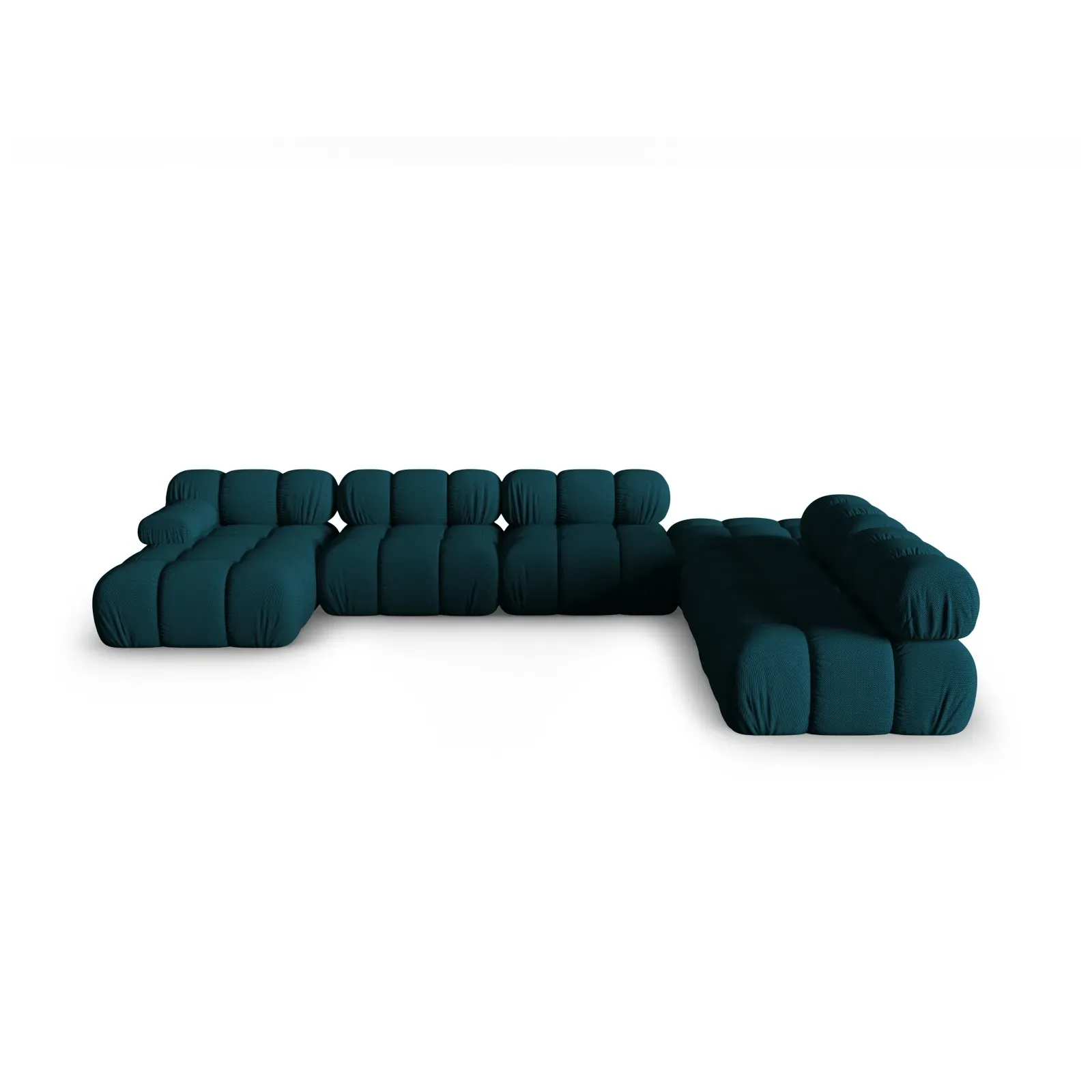 Bellis Modulares Sofa 6 Module Chaise Longue Rechts mit Samtbezug oder 3D-Stoff, 376x282 cm - Image 29