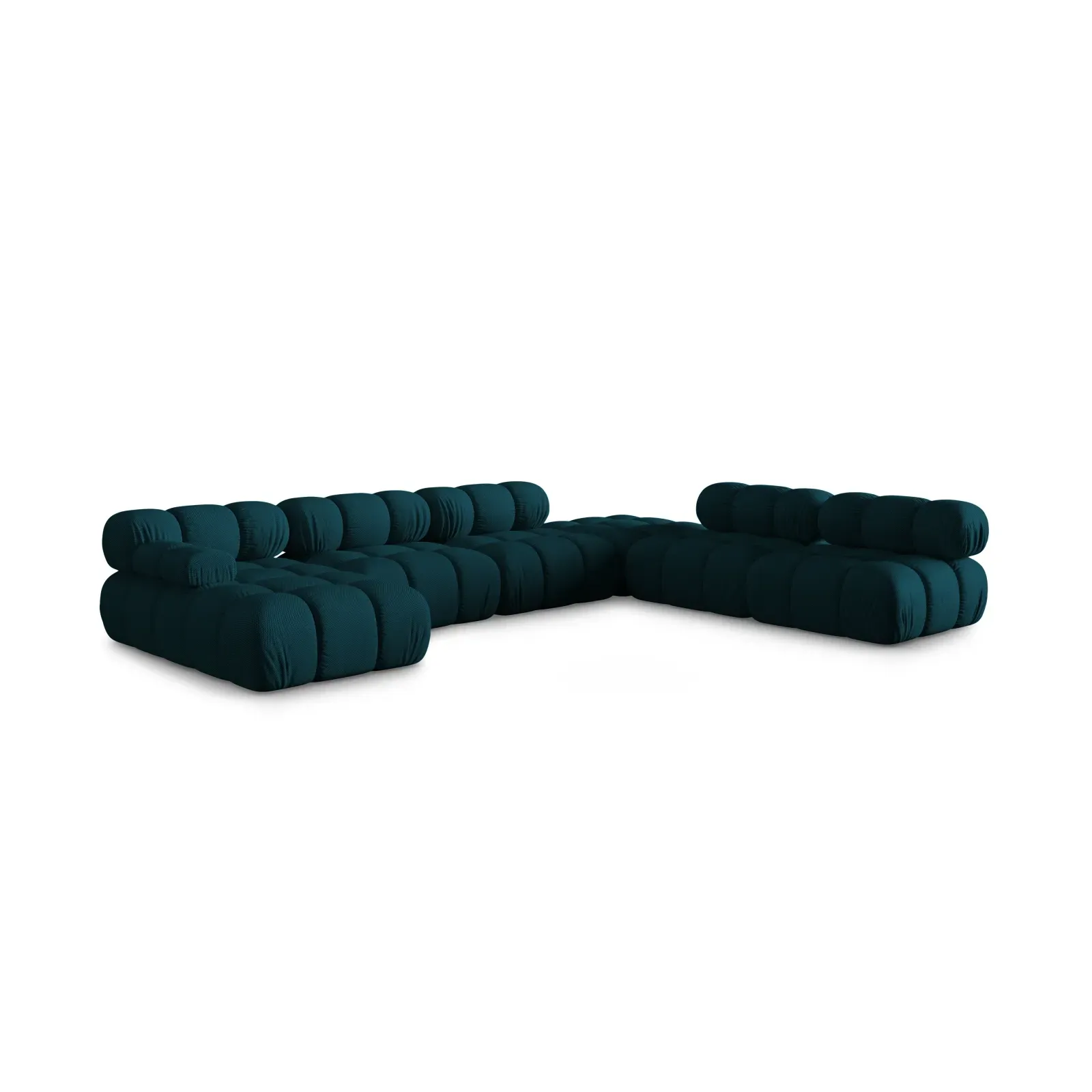 Bellis Modulares Sofa 6 Module Chaise Longue Rechts mit Samtbezug oder 3D-Stoff, 376x282 cm - Image 30