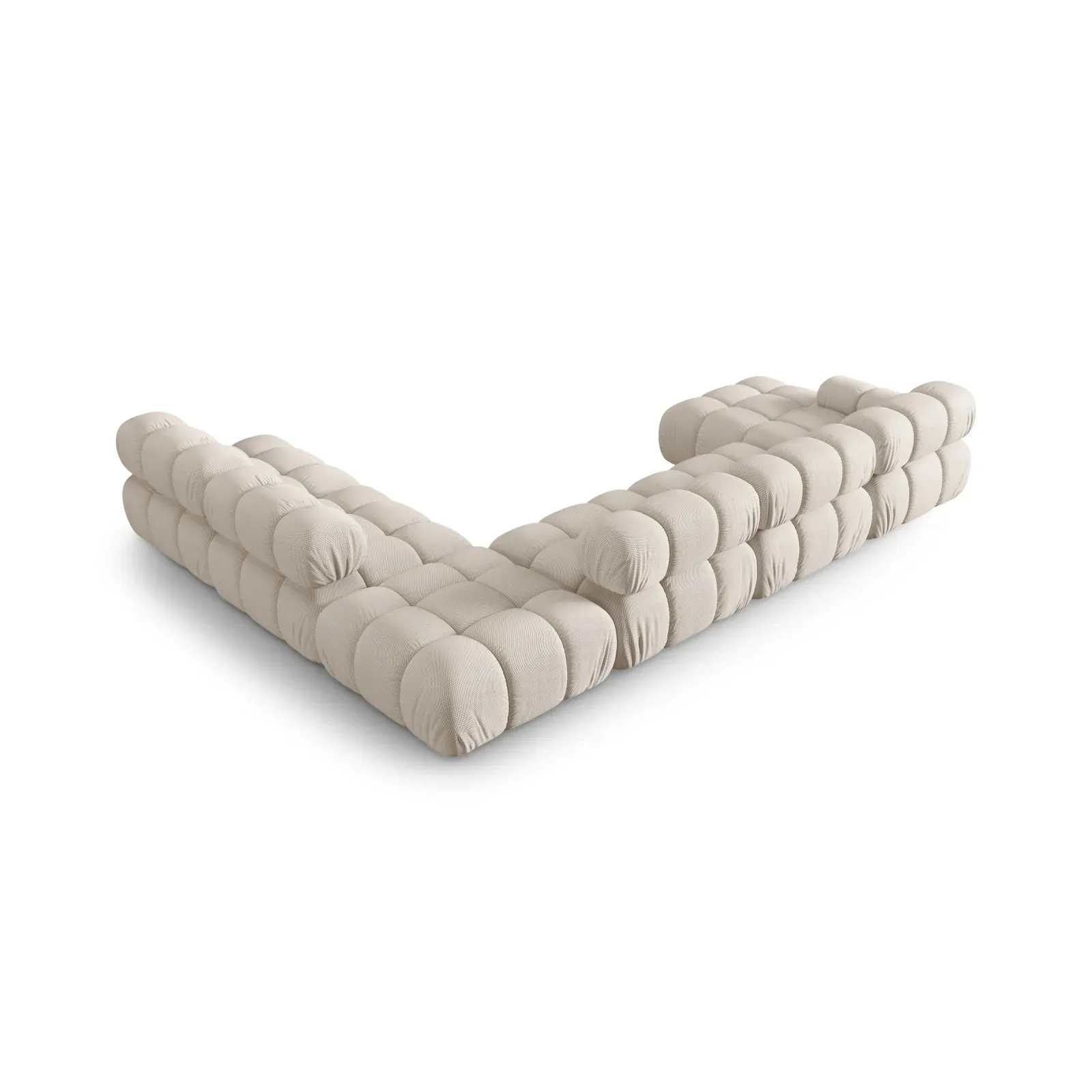 Bellis Modulares Sofa 6 Module Chaise Longue Rechts mit Samtbezug oder 3D-Stoff, 376x282 cm - Image 4