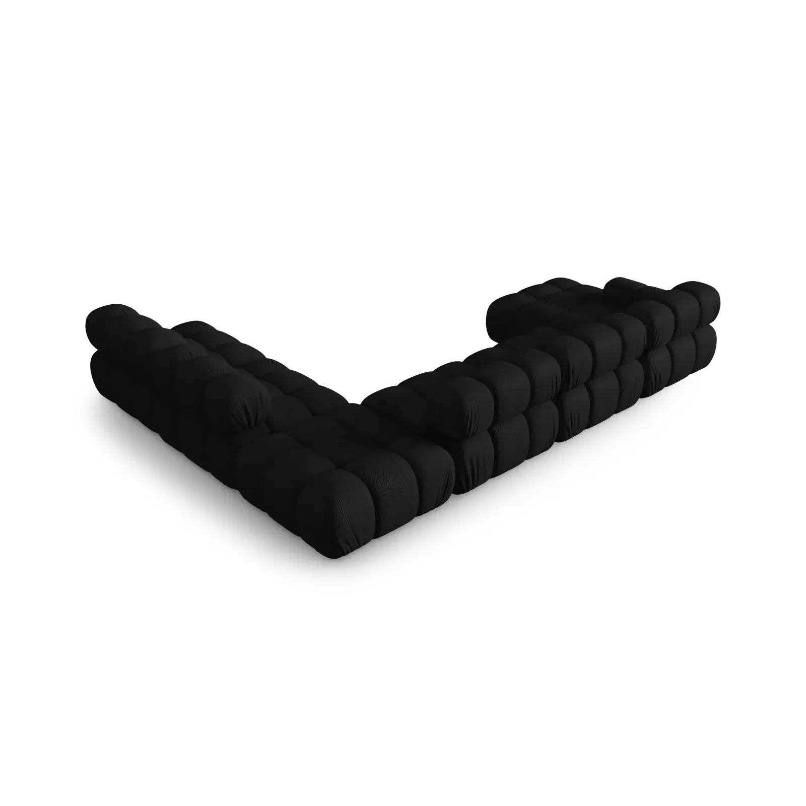 Bellis Modulares Sofa 6 Module Chaise Longue Rechts mit Samtbezug oder 3D-Stoff, 376x282 cm - Image 46