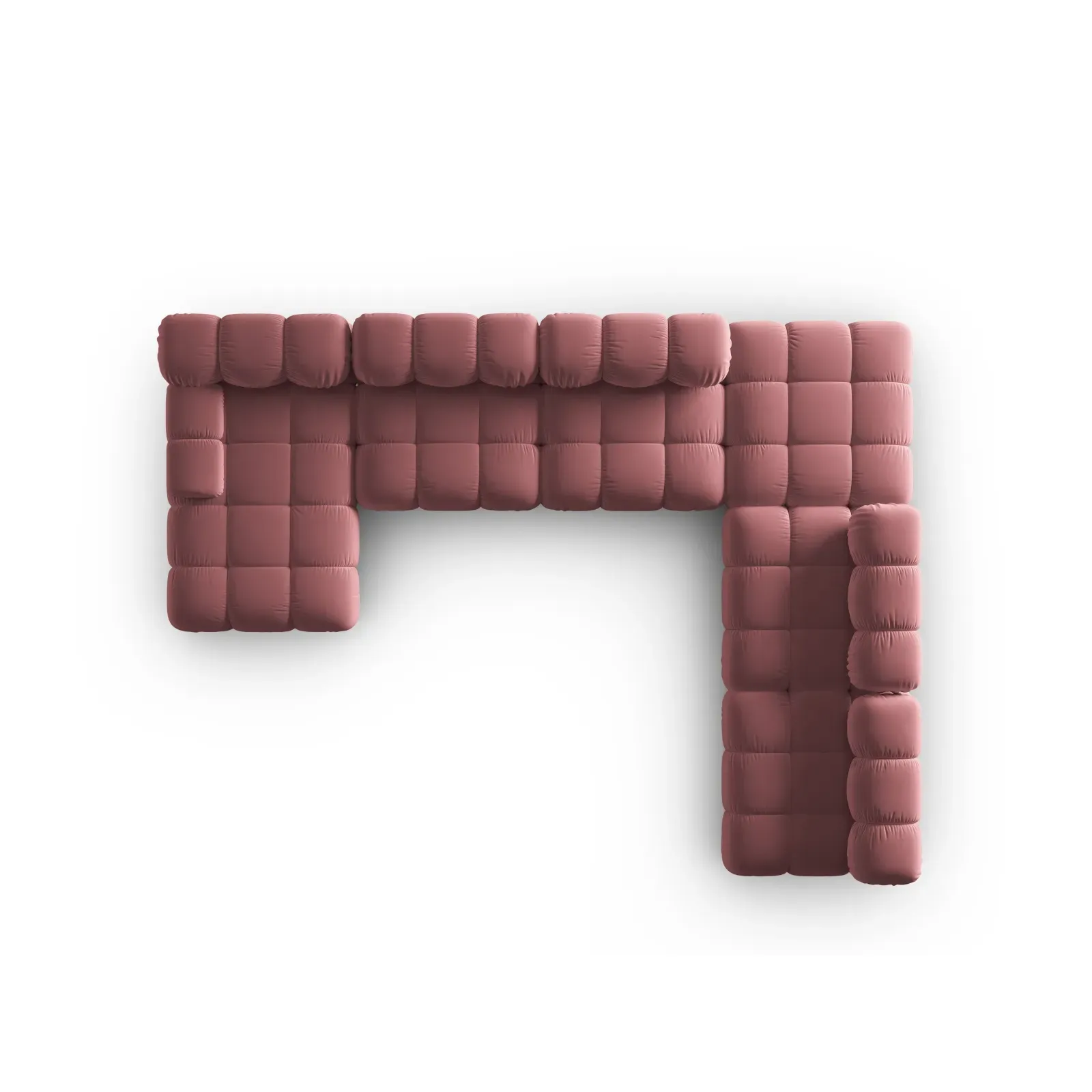 Bellis Modulares Sofa 6 Module Chaise Longue Rechts mit Samtbezug oder 3D-Stoff, 376x282 cm - Image 55