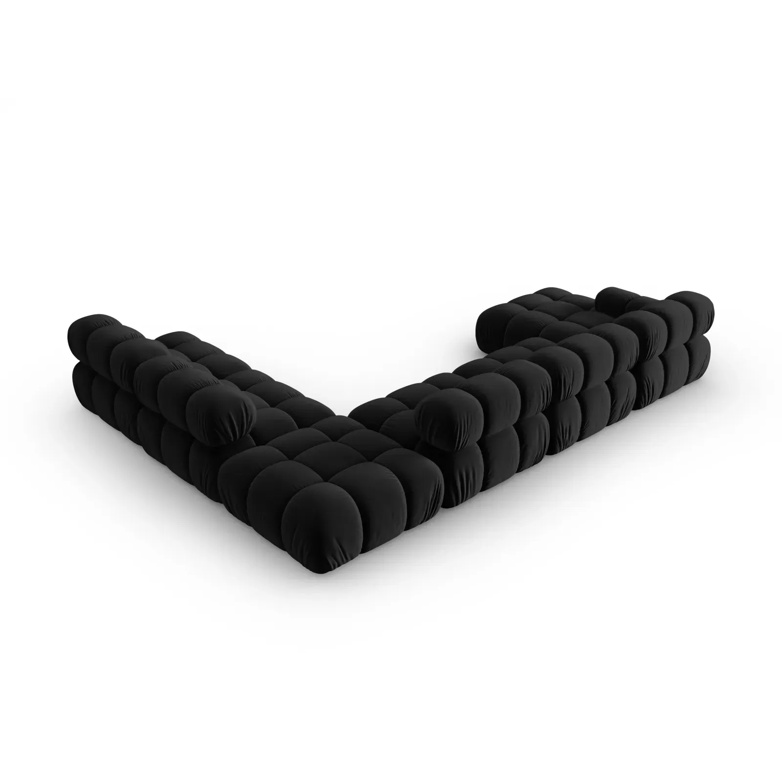 Bellis Modulares Sofa 6 Module Chaise Longue Rechts mit Samtbezug oder 3D-Stoff, 376x282 cm - Image 63