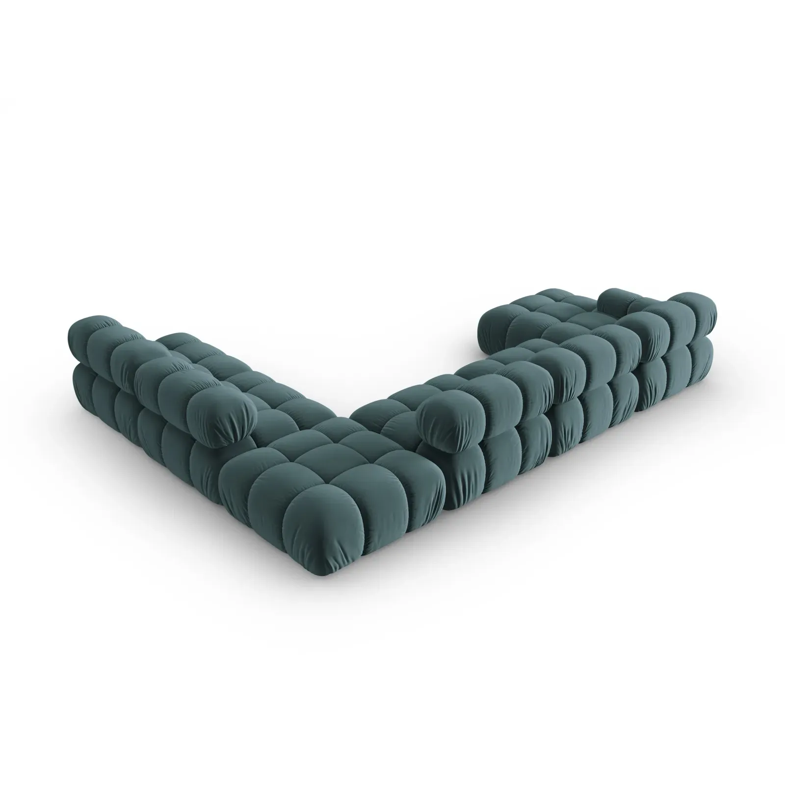 Bellis Modulares Sofa 6 Module Chaise Longue Rechts mit Samtbezug oder 3D-Stoff, 376x282 cm - Image 81