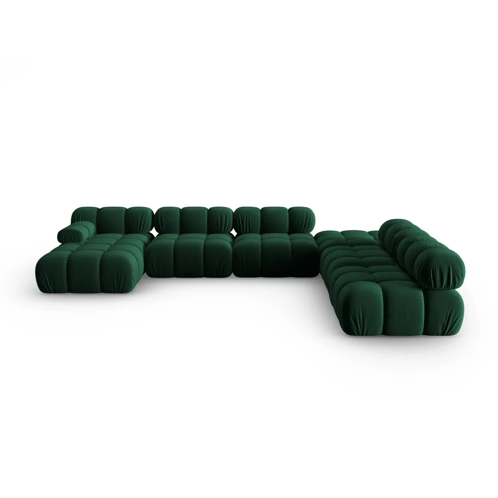 Bellis Modulares Sofa 6 Module Chaise Longue Rechts mit Samtbezug oder 3D-Stoff, 376x282 cm - Image 86