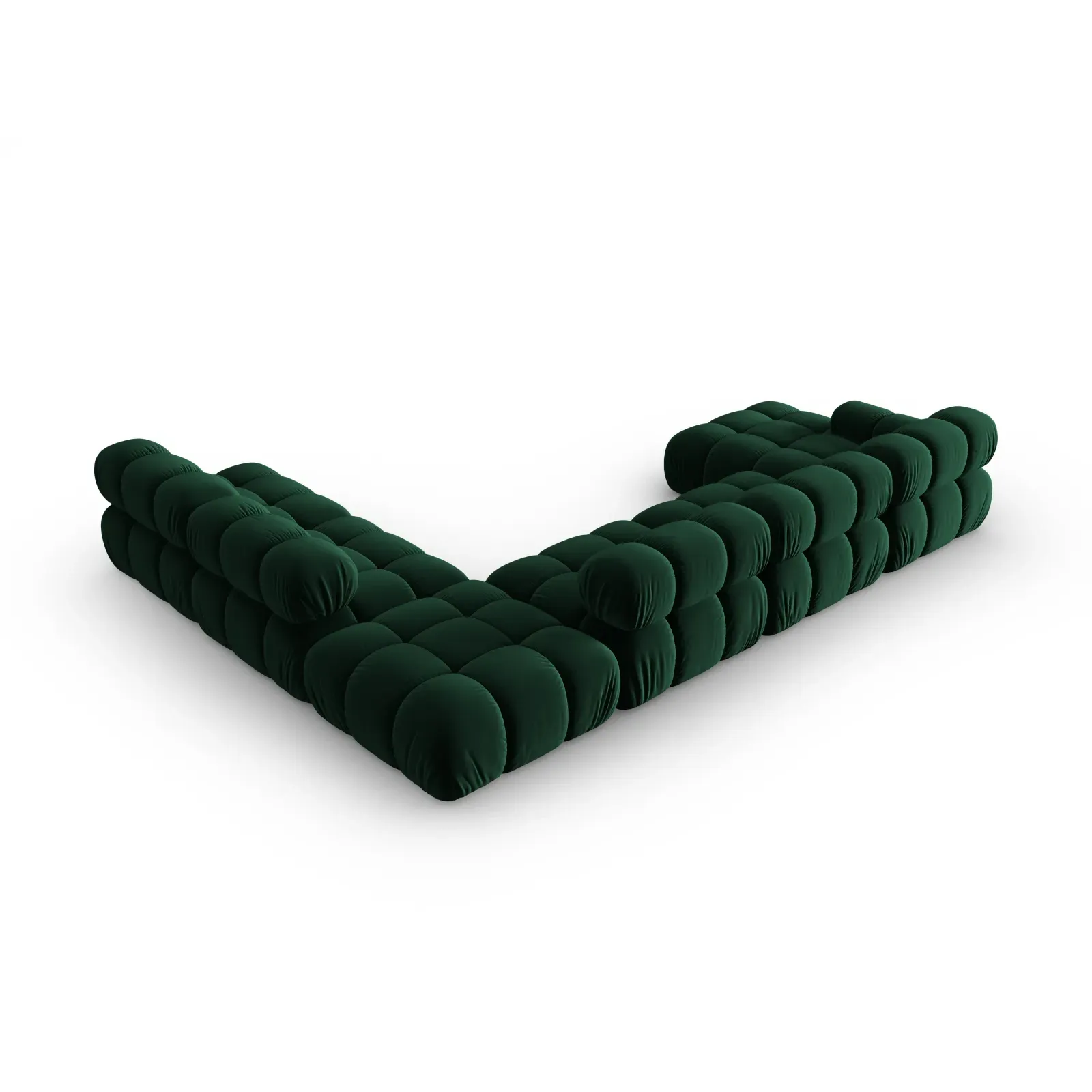 Bellis Modulares Sofa 6 Module Chaise Longue Rechts mit Samtbezug oder 3D-Stoff, 376x282 cm - Image 90