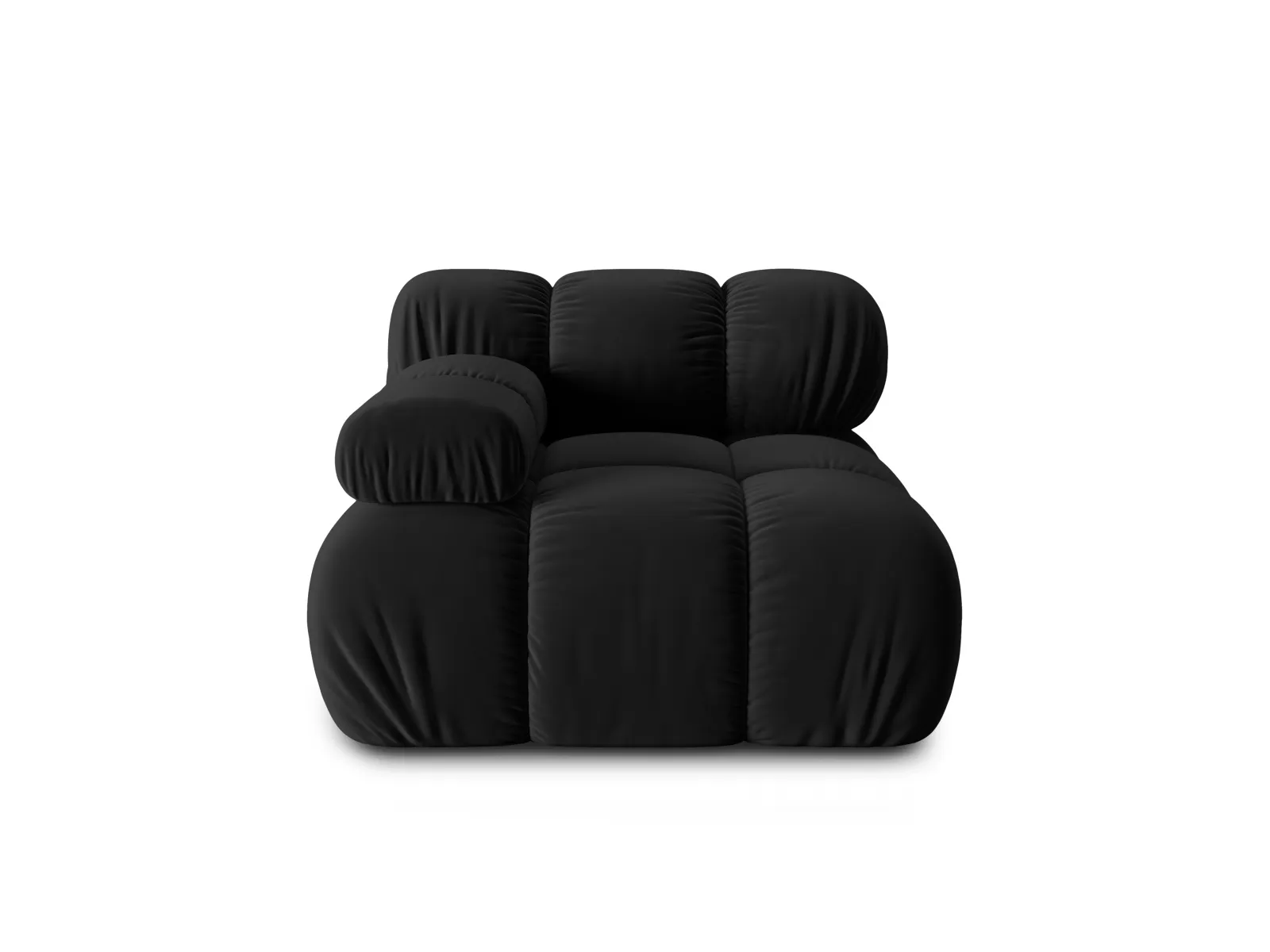Bellis Modulares Sofa Eckmodul Links mit Samtbezug oder 3D-Stoff, 94 cm - Image 50