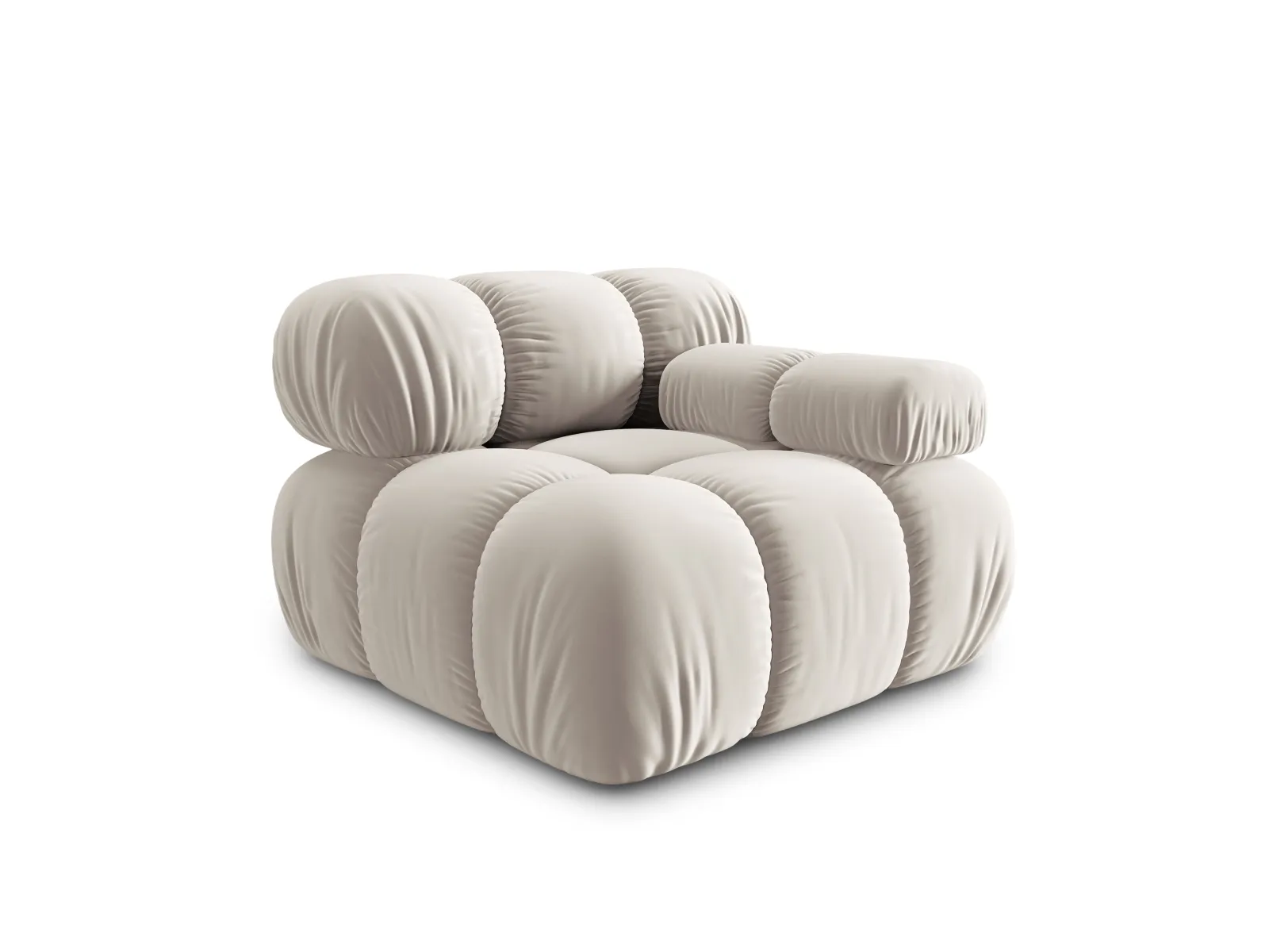 Bellis Modulares Sofa Eckmodul Rechts mit Samtbezug oder 3D-Stoff, 94 cm - Image 109