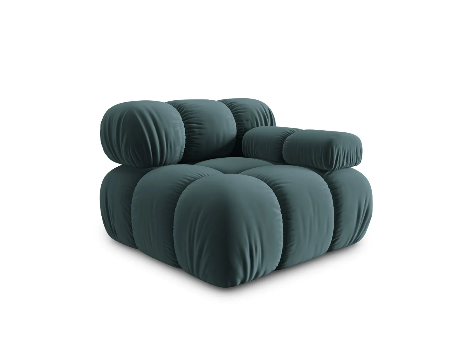 Bellis Modulares Sofa Eckmodul Rechts mit Samtbezug oder 3D-Stoff, 94 cm - Image 69
