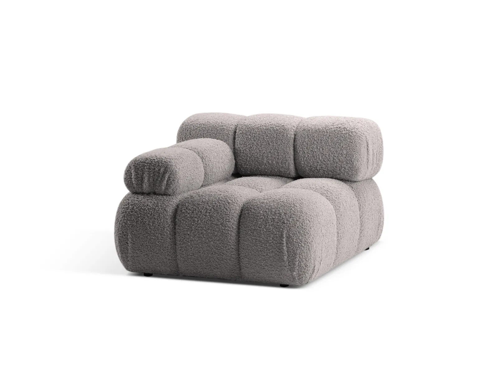 Bellis Modulares Sofa Einzelmodul Armlehne Links mit Boucle-Polsterung 94 cm - Image 18