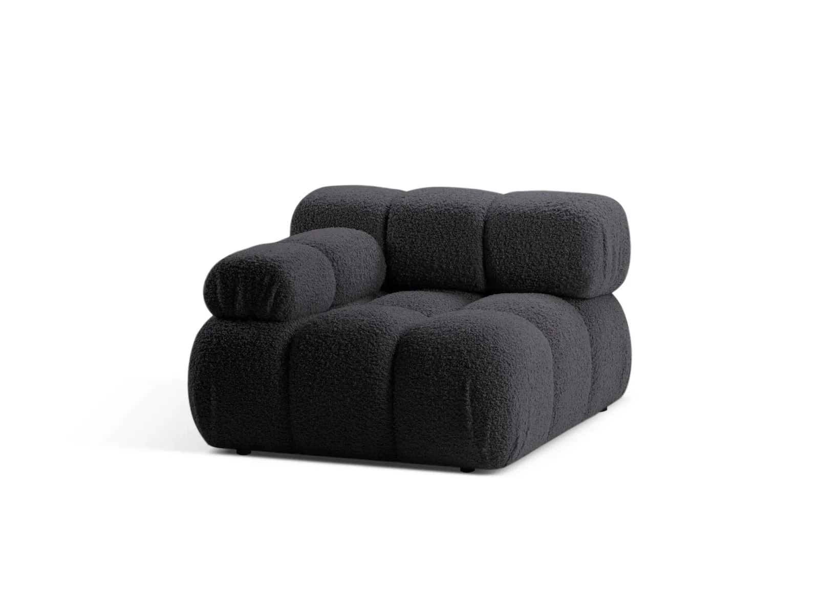Bellis Modulares Sofa Einzelmodul Armlehne Links mit Boucle-Polsterung 94 cm - Image 26