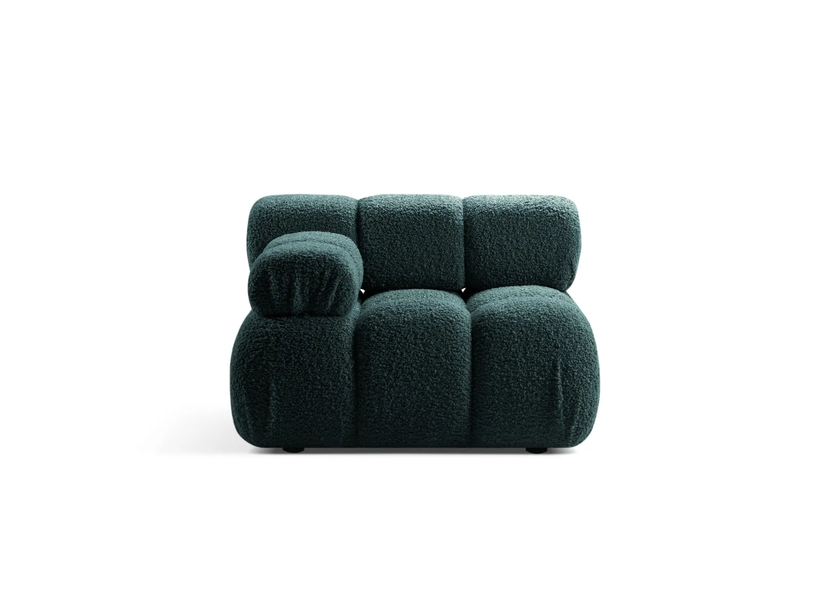Bellis Modulares Sofa Einzelmodul Armlehne Links mit Boucle-Polsterung 94 cm - Image 41