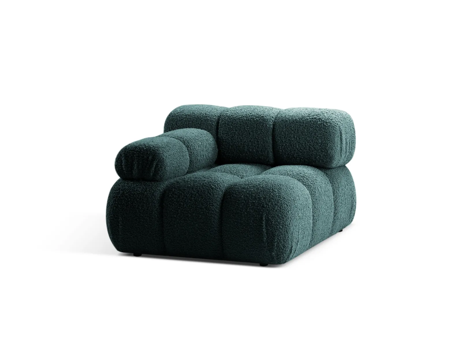 Bellis Modulares Sofa Einzelmodul Armlehne Links mit Boucle-Polsterung 94 cm - Image 42