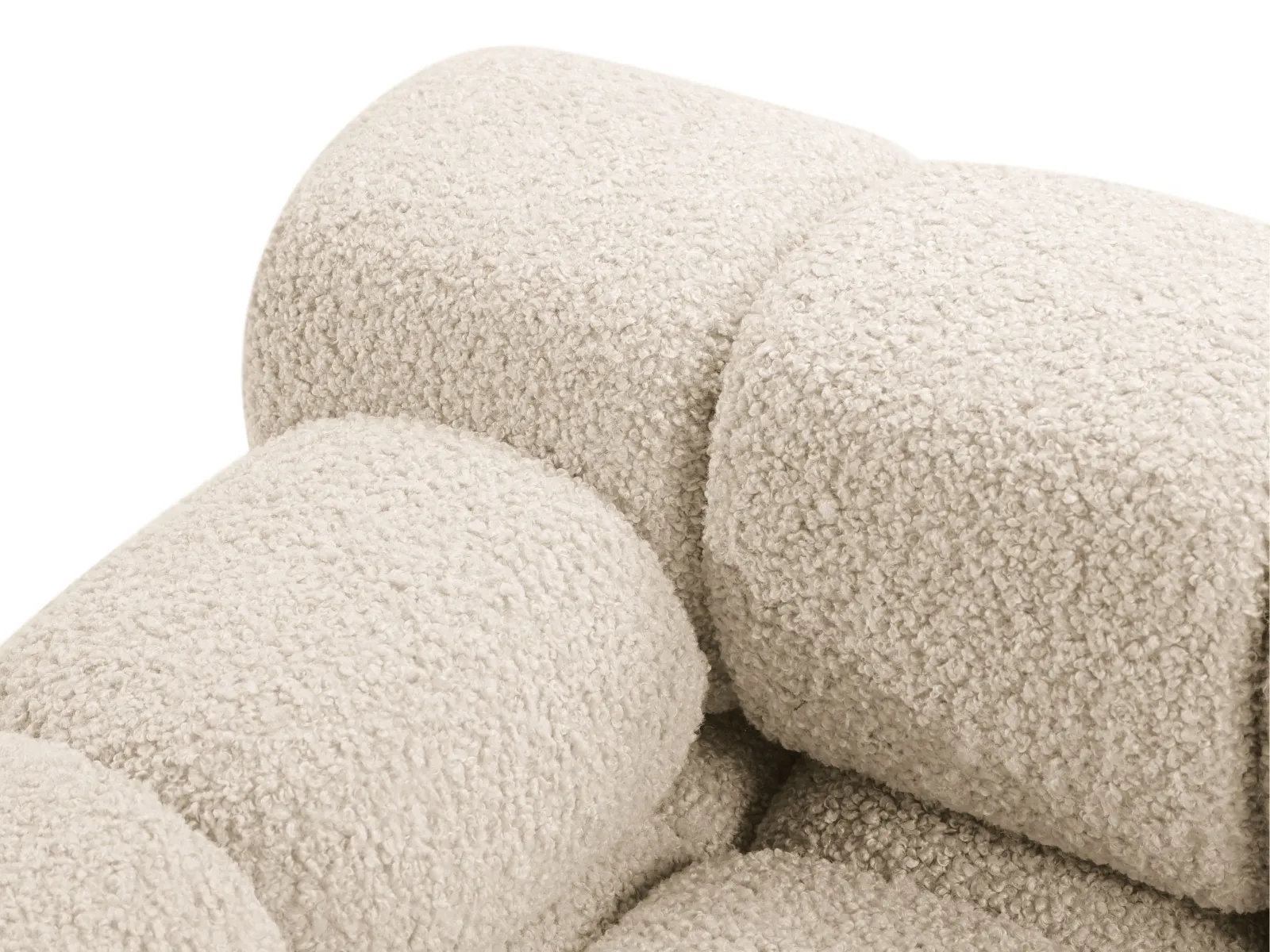 Bellis Modulares Sofa Einzelmodul Armlehne Links mit Boucle-Polsterung 94 cm - Image 5