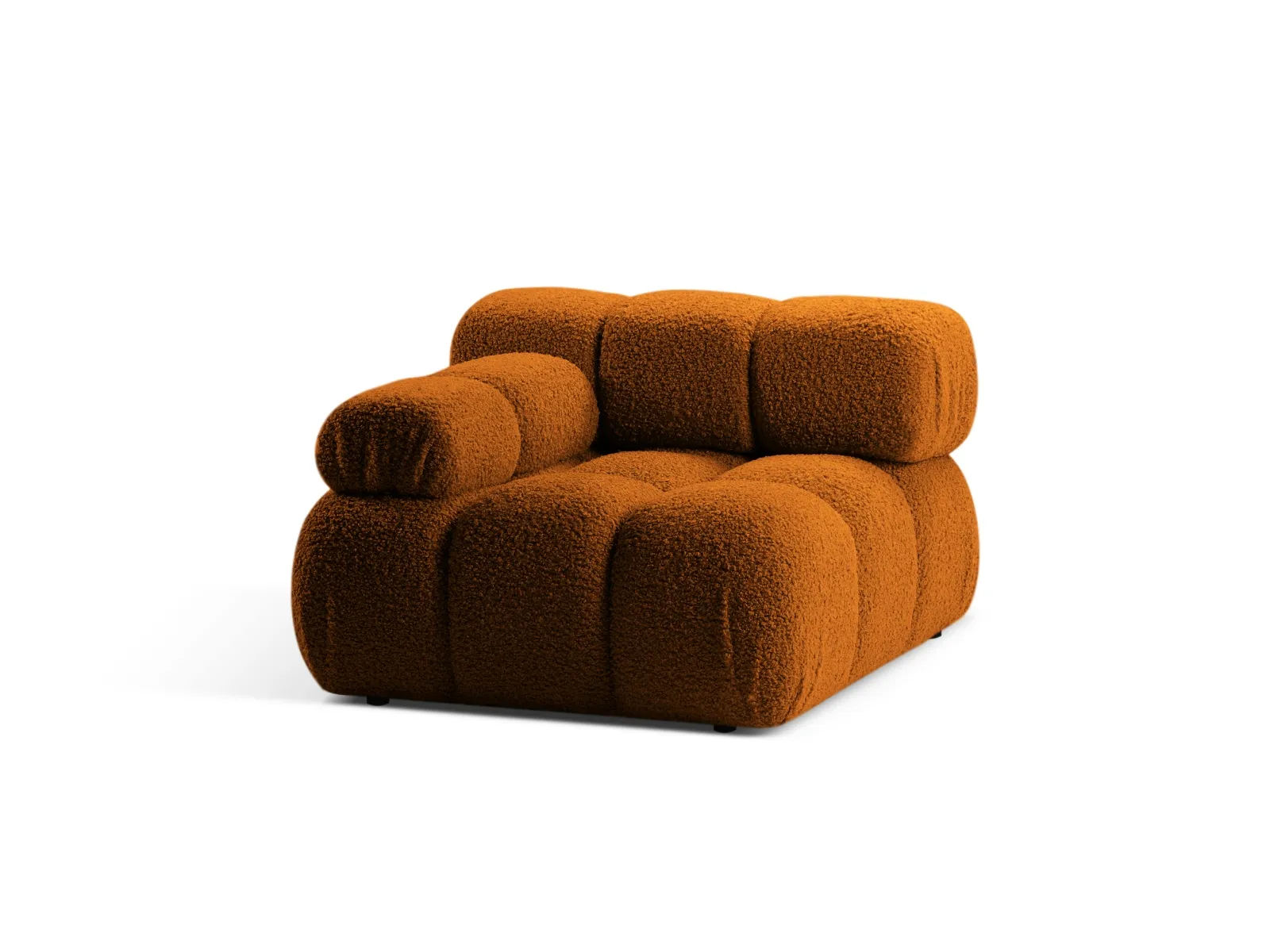 Bellis Modulares Sofa Einzelmodul Armlehne Links mit Boucle-Polsterung 94 cm - Image 50
