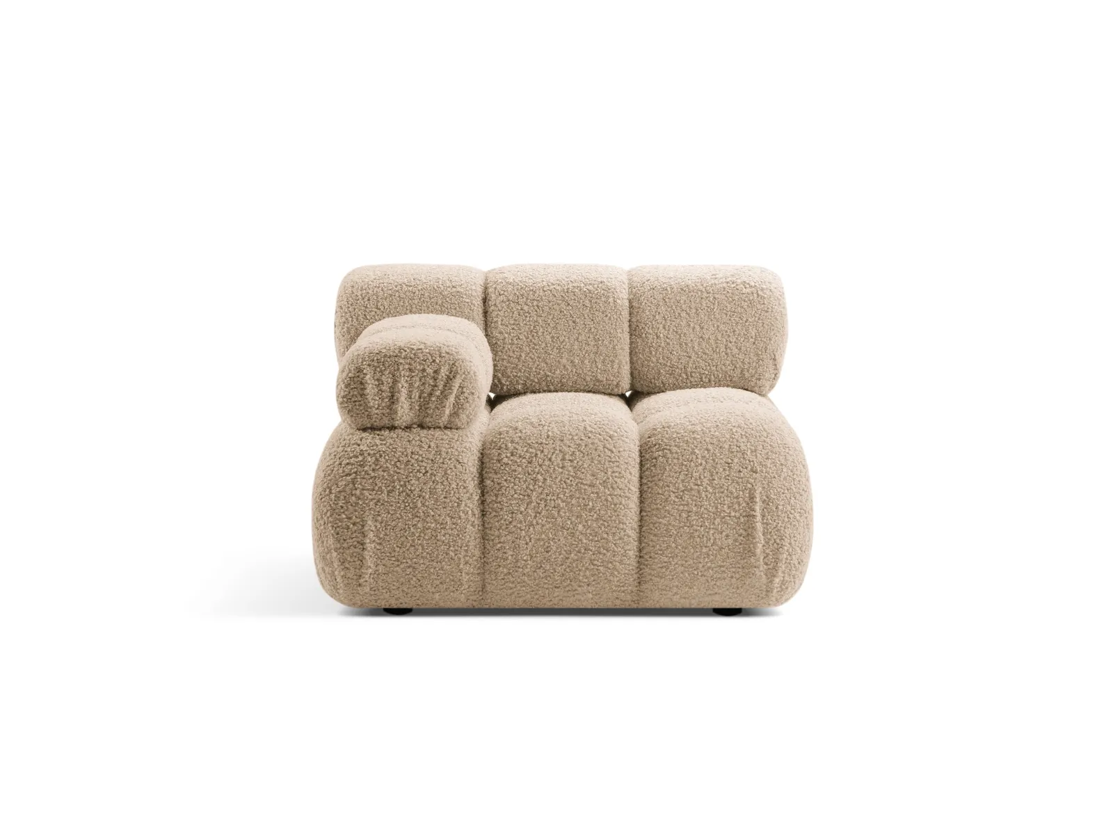 Bellis Modulares Sofa Einzelmodul Armlehne Links mit Boucle-Polsterung 94 cm - Image 9