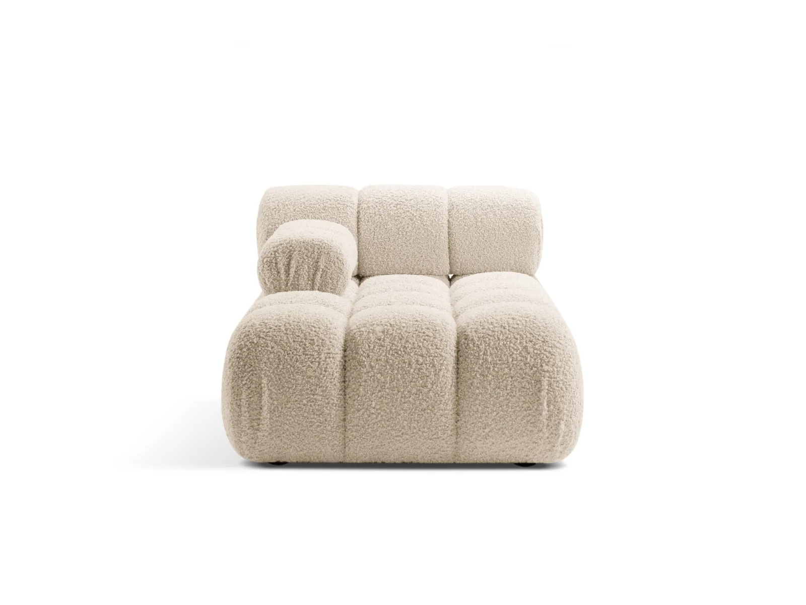 Bellis Modulares Sofa Einzelmodul Chaise Longue Links mit Boucle-Polsterung 155x94 cm - Image 2