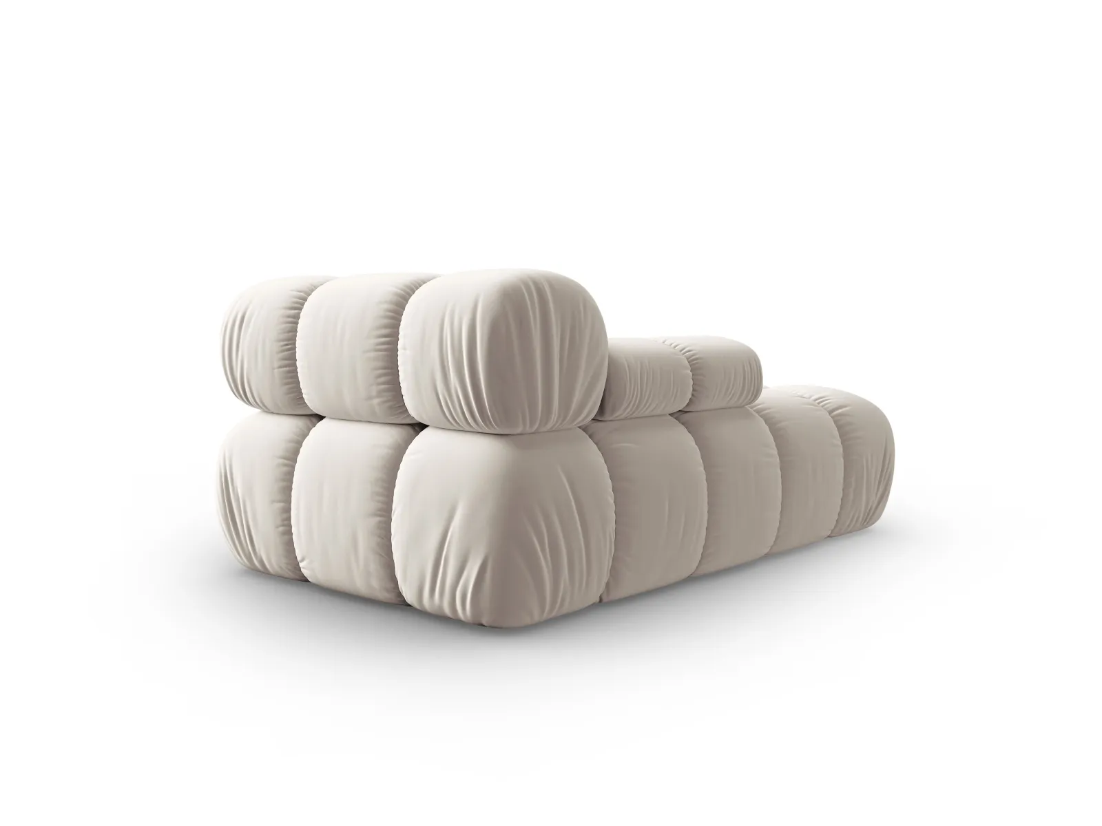 Bellis Modulares Sofa Einzelmodul Chaise Longue Links mit Samtbezug oder 3D-Stoff, 155x94 cm - Image 101