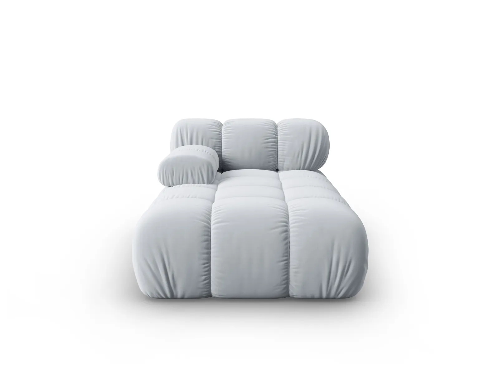 Bellis Modulares Sofa Einzelmodul Chaise Longue Links mit Samtbezug oder 3D-Stoff, 155x94 cm - Image 107