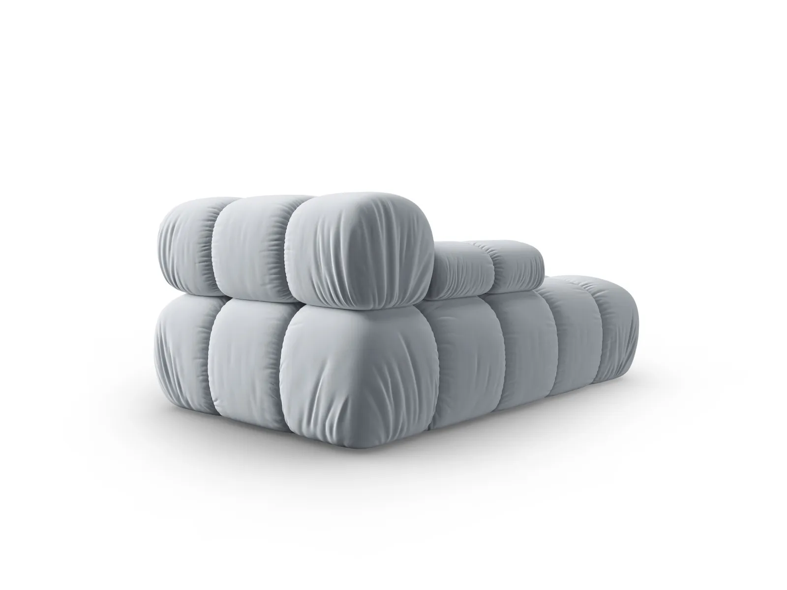 Bellis Modulares Sofa Einzelmodul Chaise Longue Links mit Samtbezug oder 3D-Stoff, 155x94 cm - Image 108