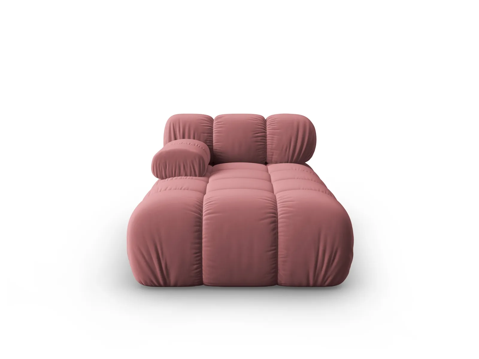 Bellis Modulares Sofa Einzelmodul Chaise Longue Links mit Samtbezug oder 3D-Stoff, 155x94 cm - Image 44