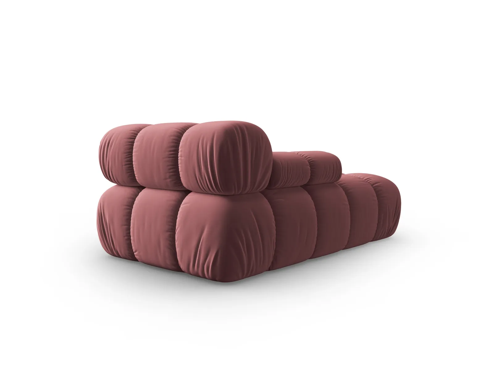 Bellis Modulares Sofa Einzelmodul Chaise Longue Links mit Samtbezug oder 3D-Stoff, 155x94 cm - Image 45