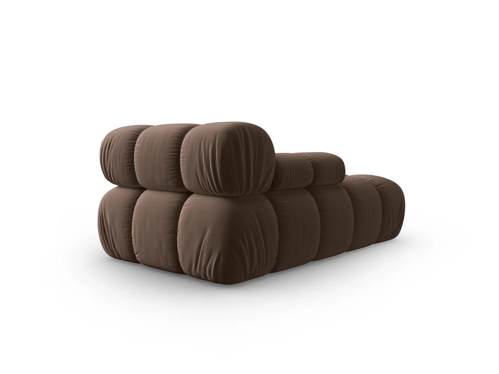 Bellis Modulares Sofa Einzelmodul Chaise Longue Links mit Samtbezug oder 3D-Stoff, 155x94 cm - Image 59