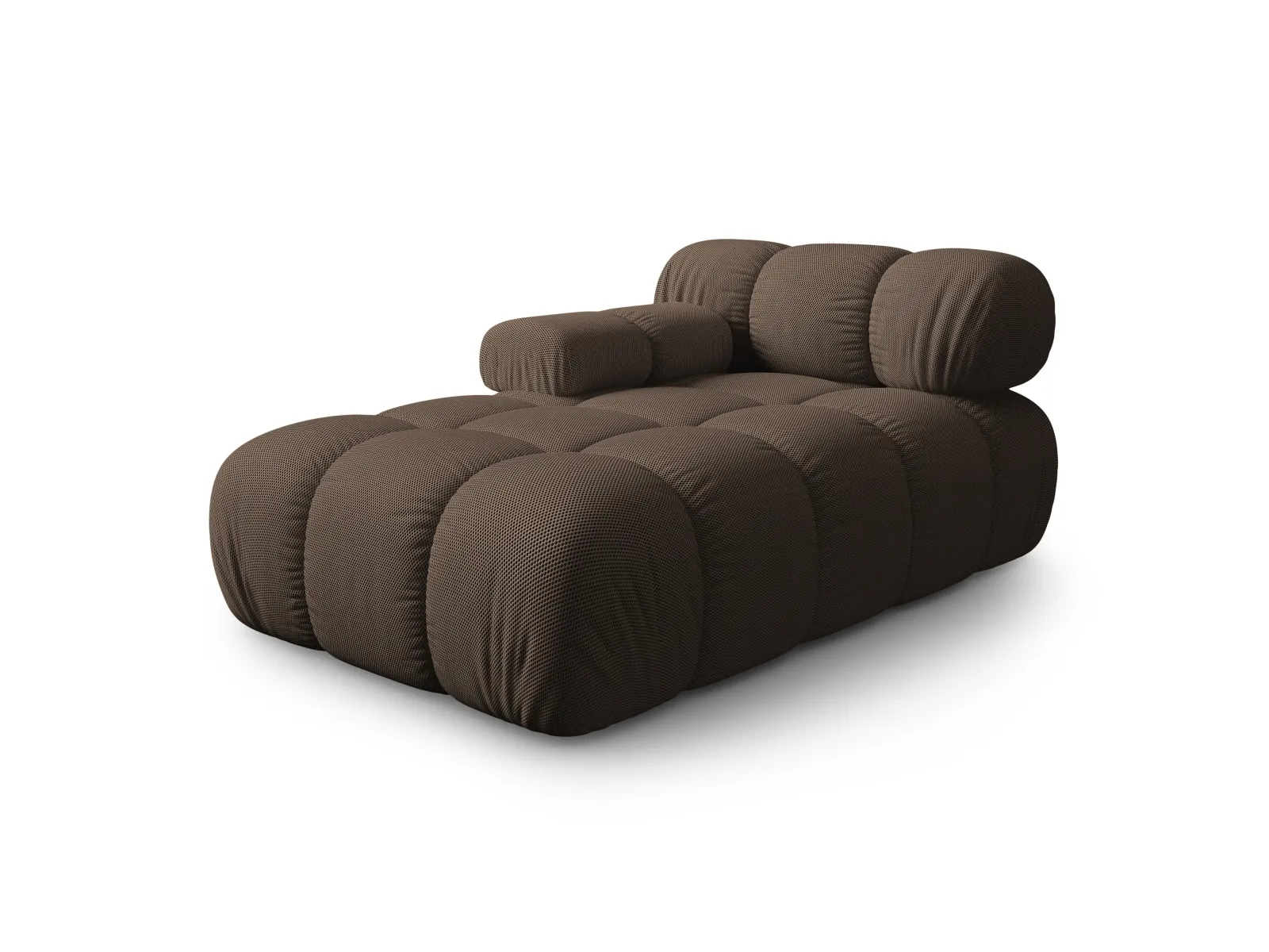 Bellis Modulares Sofa Einzelmodul Chaise Longue Links mit Samtbezug oder 3D-Stoff, 155x94 cm - Image 7