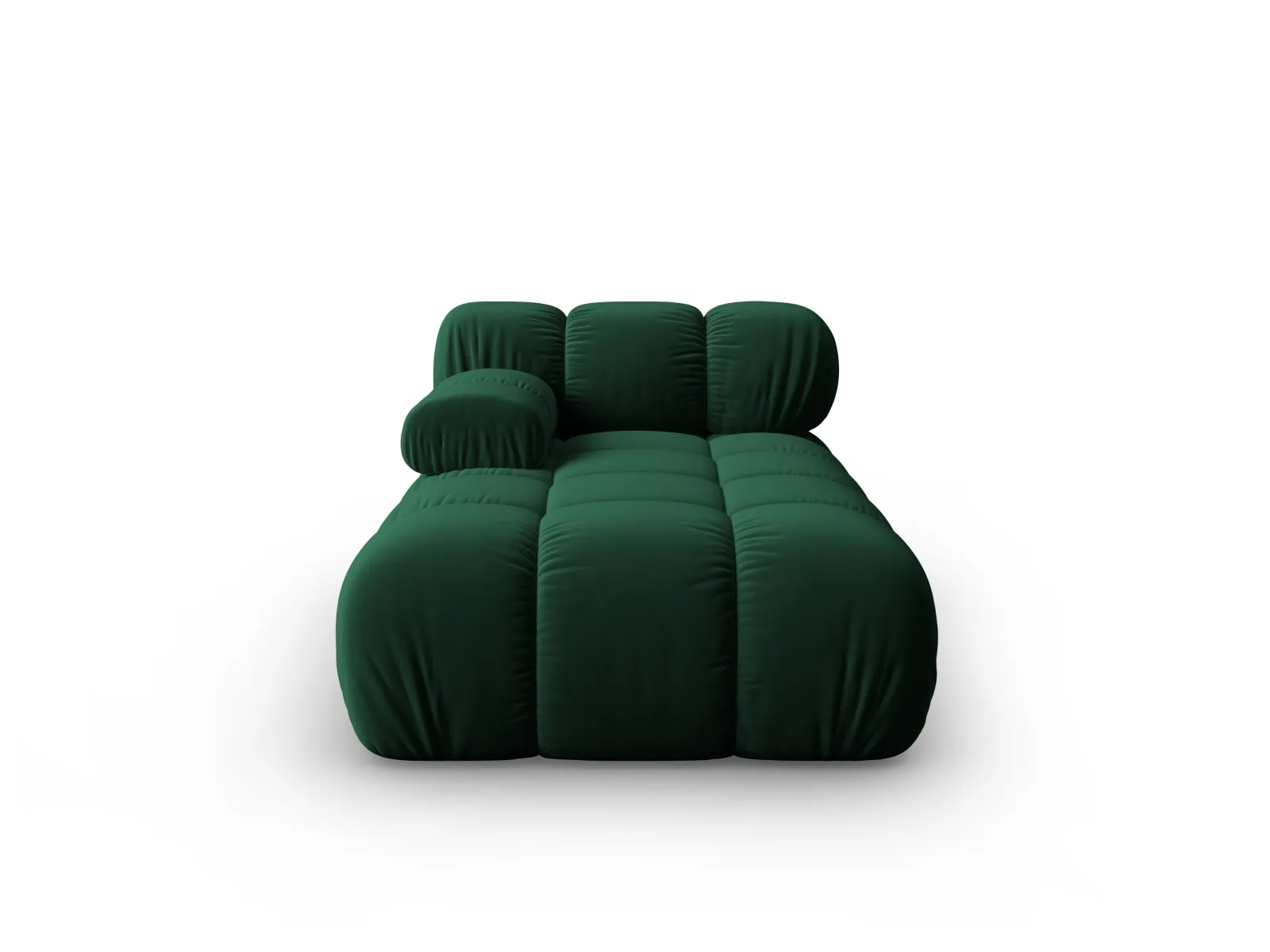 Bellis Modulares Sofa Einzelmodul Chaise Longue Links mit Samtbezug oder 3D-Stoff, 155x94 cm - Image 72