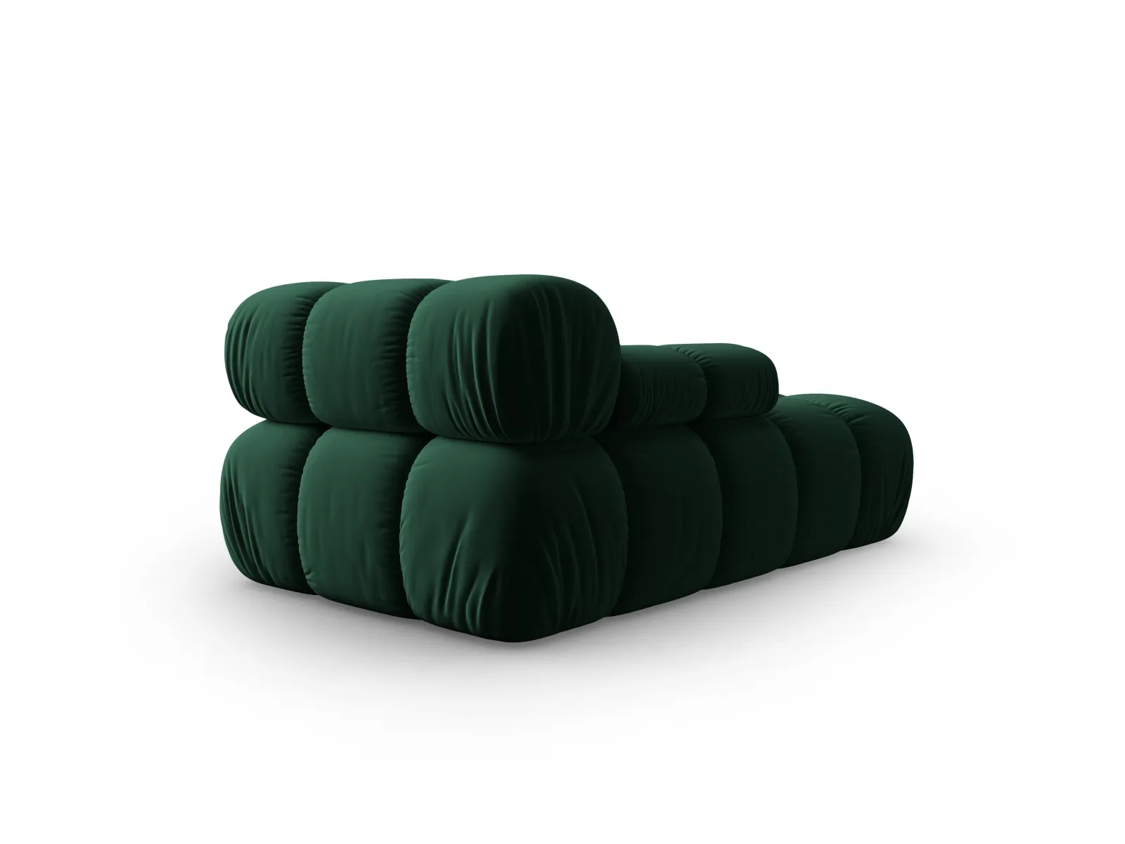 Bellis Modulares Sofa Einzelmodul Chaise Longue Links mit Samtbezug oder 3D-Stoff, 155x94 cm - Image 73